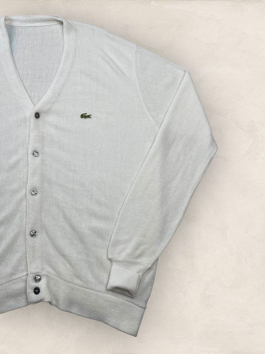 Cardigan Homme Lacoste Blanc XXL Ref:3106 - Blanc - XXL - amifrip