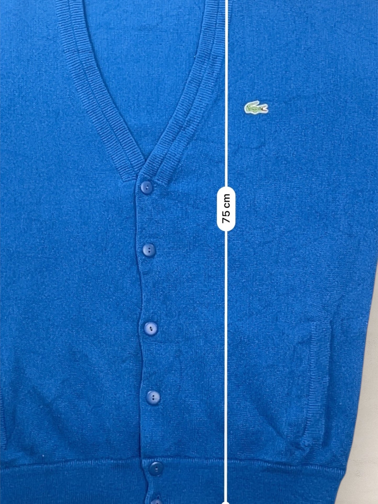Cardigan Homme Lacoste Bleu électrique XL Ref:3150 - Bleu électrique - XL - amifrip
