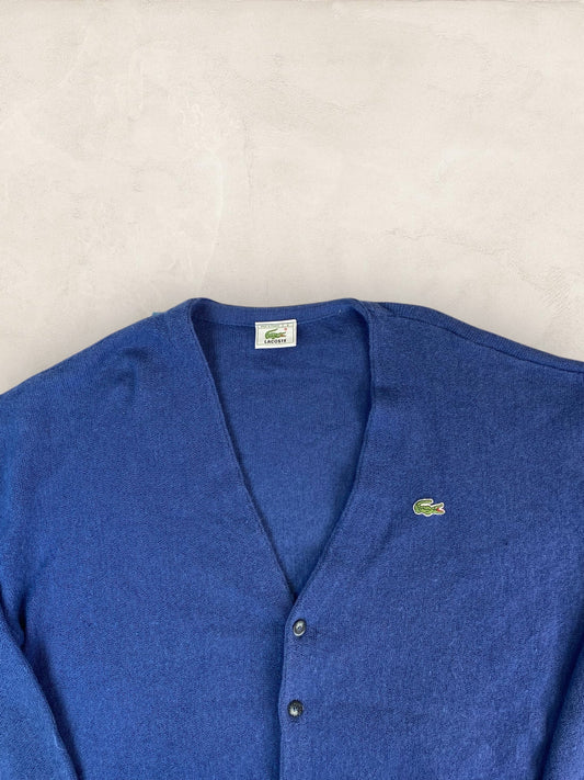 Cardigan Homme Lacoste Bleu L En Laine Ref:3901 - Bleu - L - amifrip