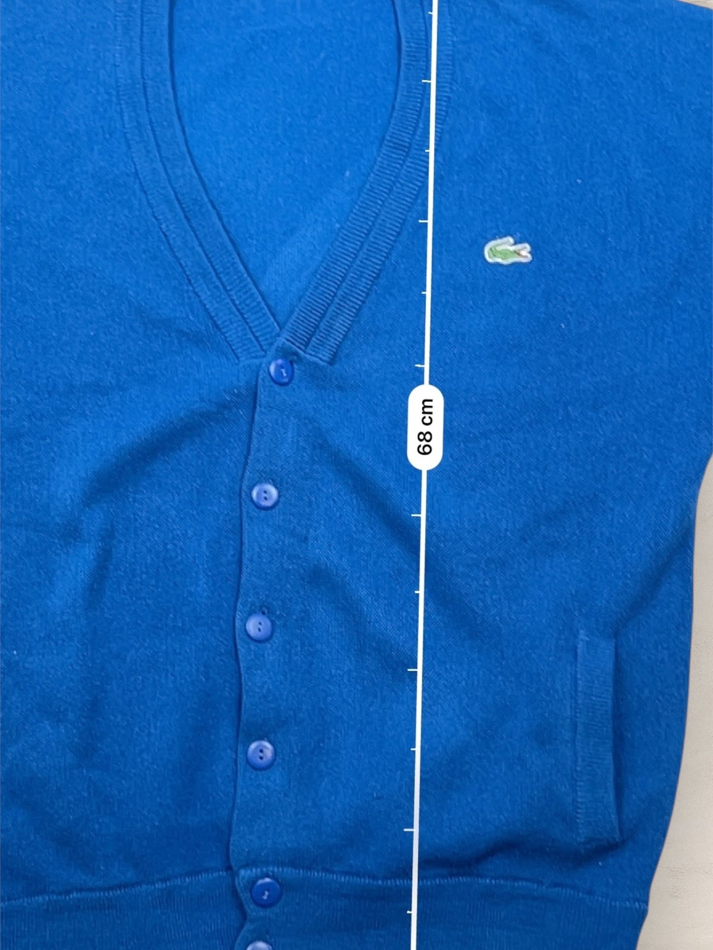 Cardigan Homme Lacoste Bleu L Ref:3371 - Bleu - L - amifrip