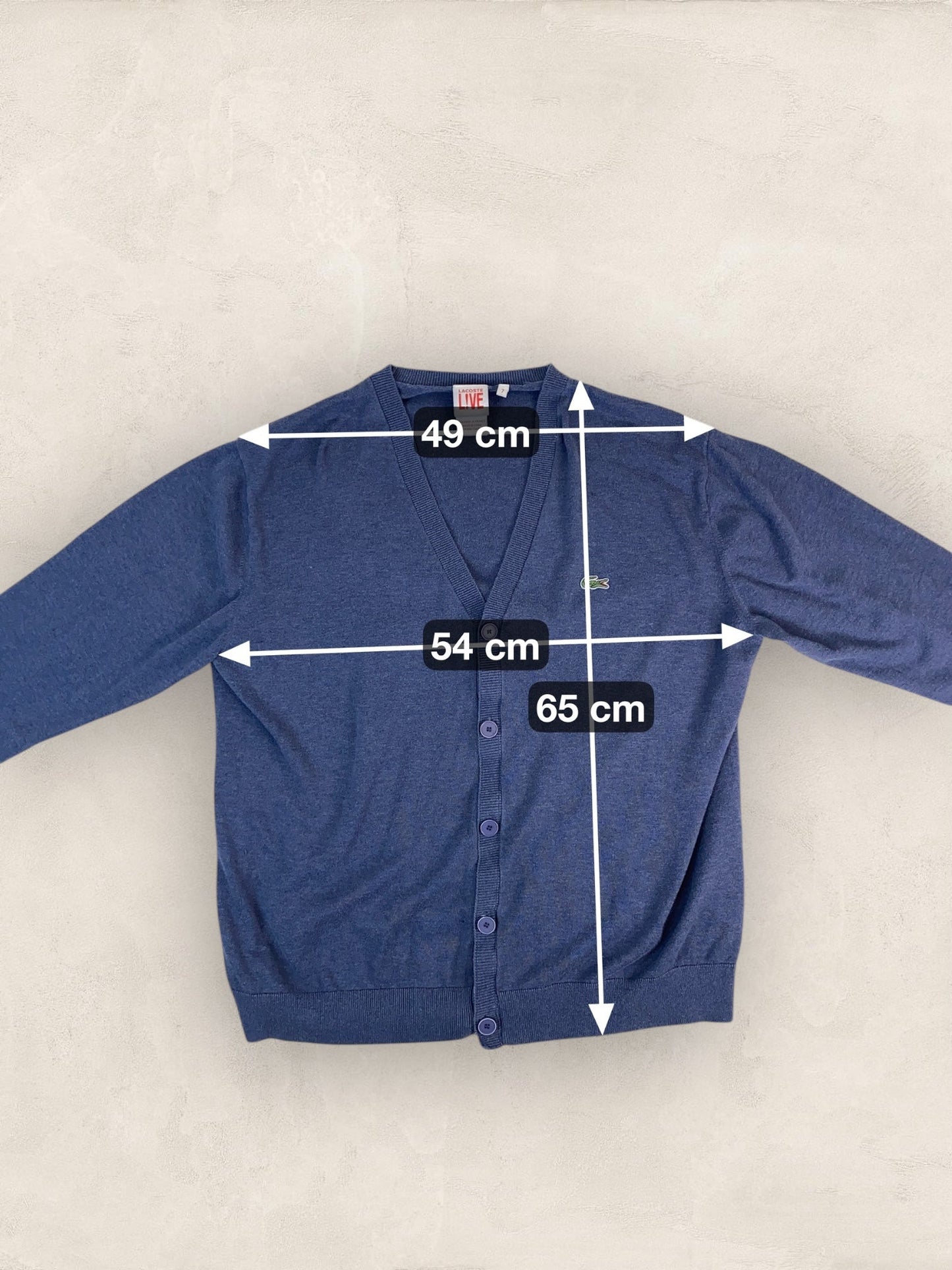 Cardigan Homme Lacoste Bleu L Ref:3915 - Bleu - L - amifrip