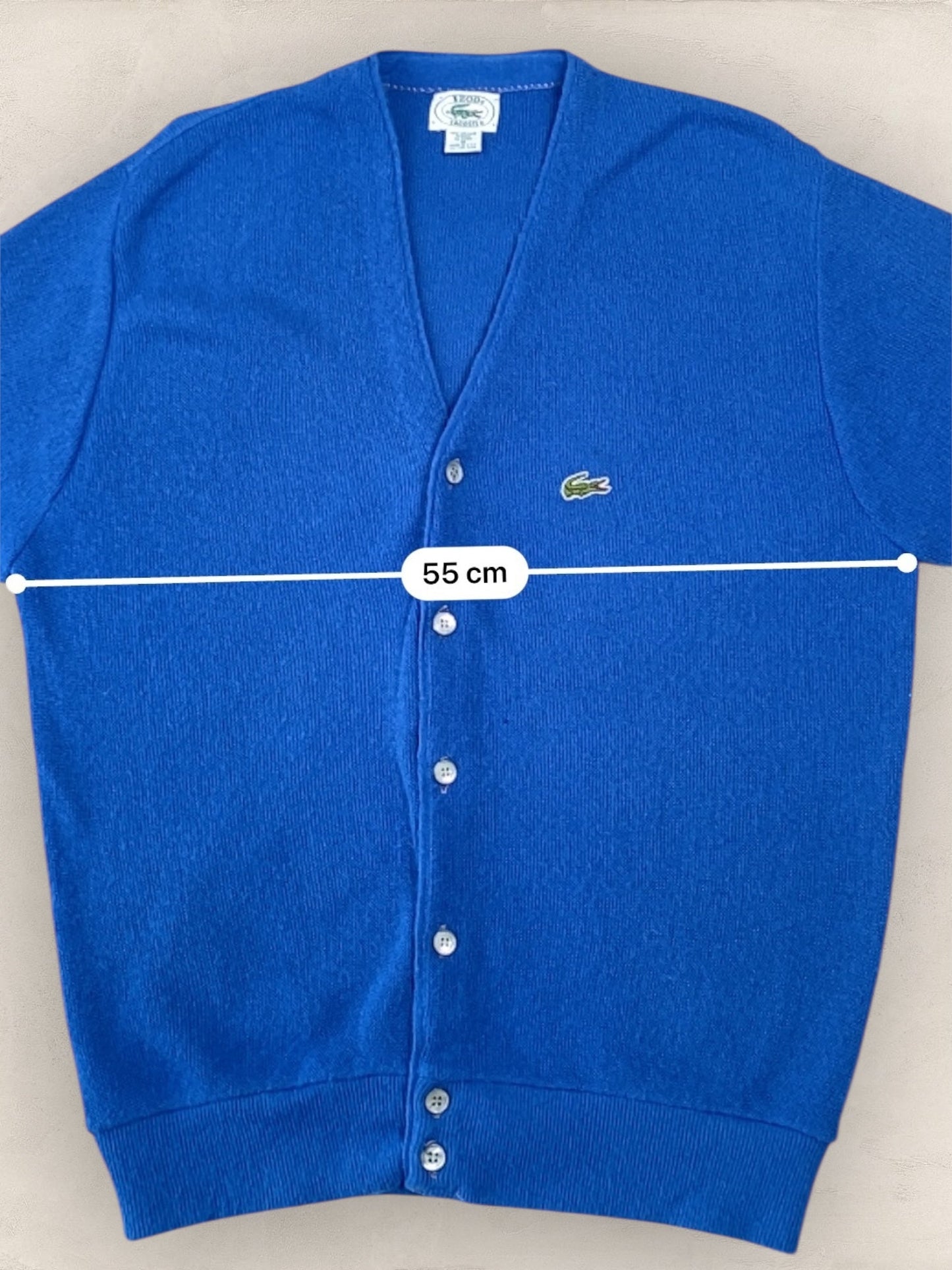 Cardigan Homme Lacoste BLEU M Ref:2870 - BLEU - M - amifrip - Friperie en ligne et vêtements vintage