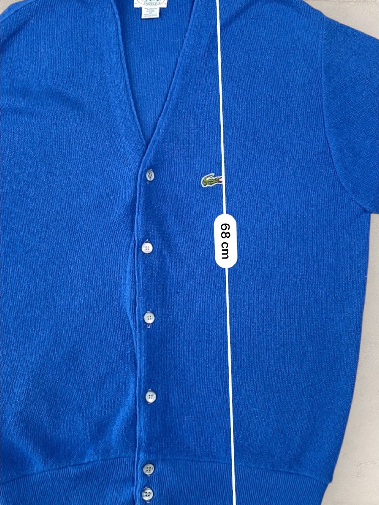 Cardigan Homme Lacoste BLEU M Ref:2870 - BLEU - M - amifrip - Friperie en ligne et vêtements vintage