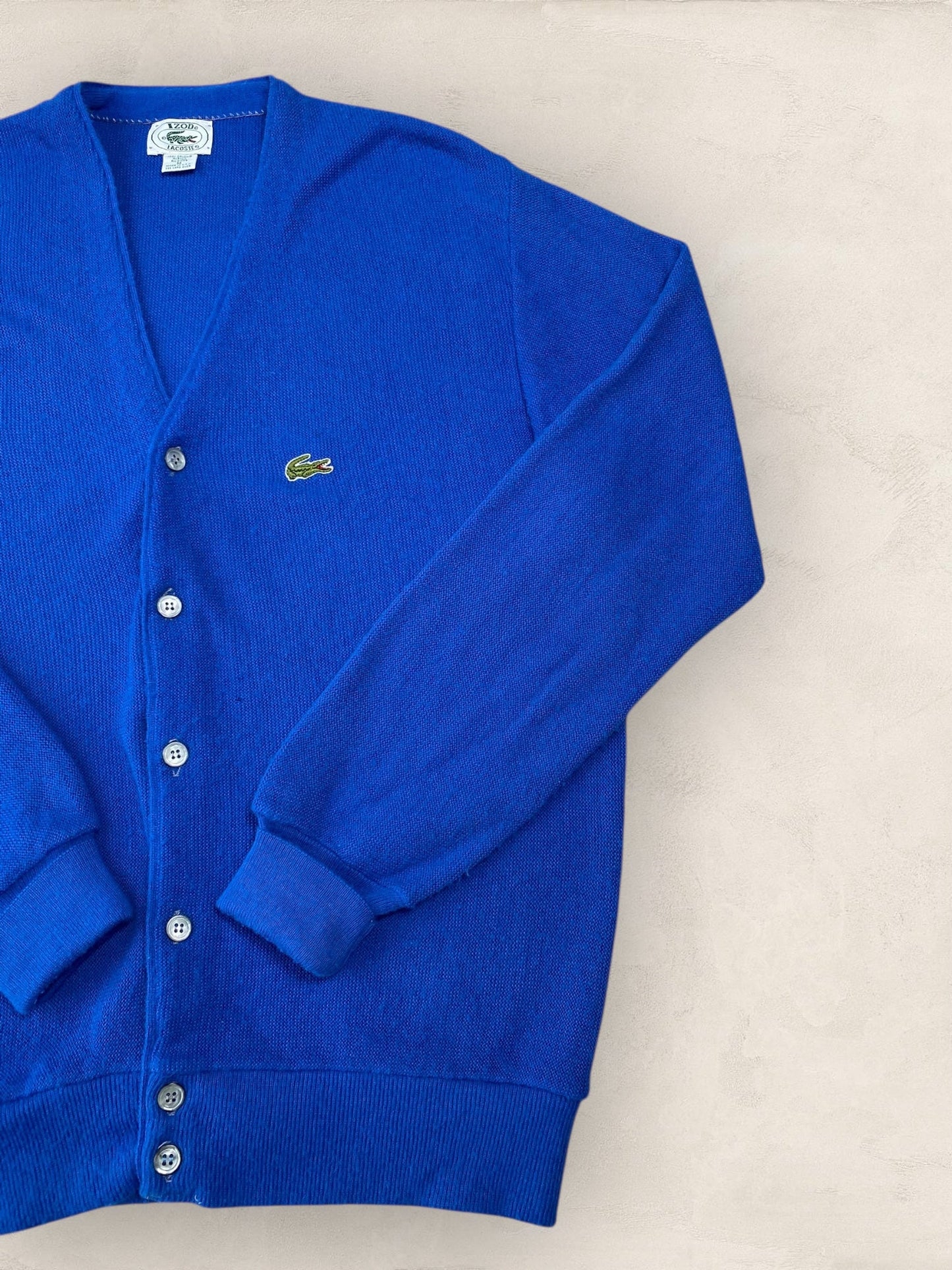 Cardigan Homme Lacoste BLEU M Ref:2870 - BLEU - M - amifrip - Friperie en ligne et vêtements vintage