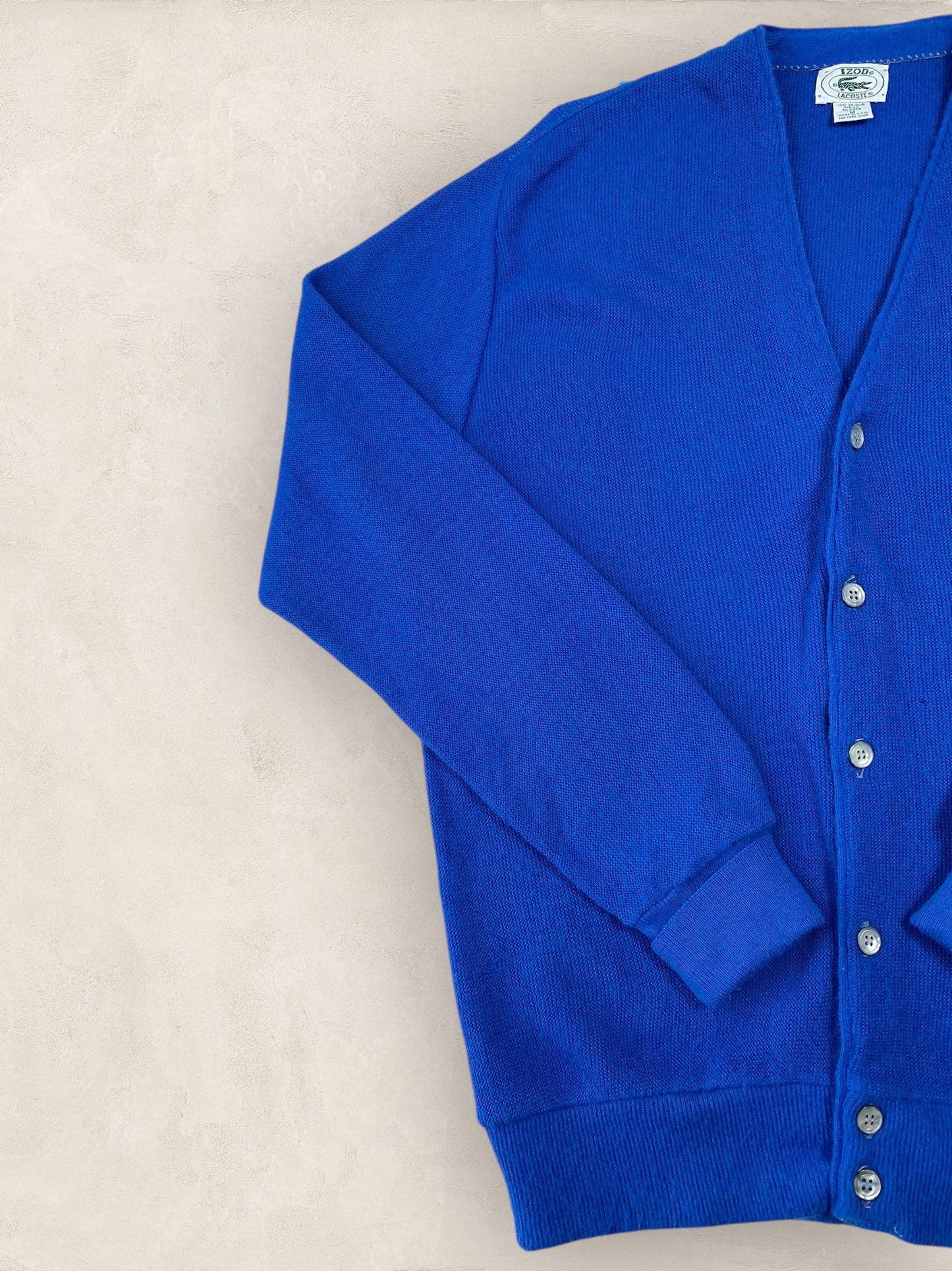 Cardigan Homme Lacoste BLEU M Ref:2870 - BLEU - M - amifrip - Friperie en ligne et vêtements vintage