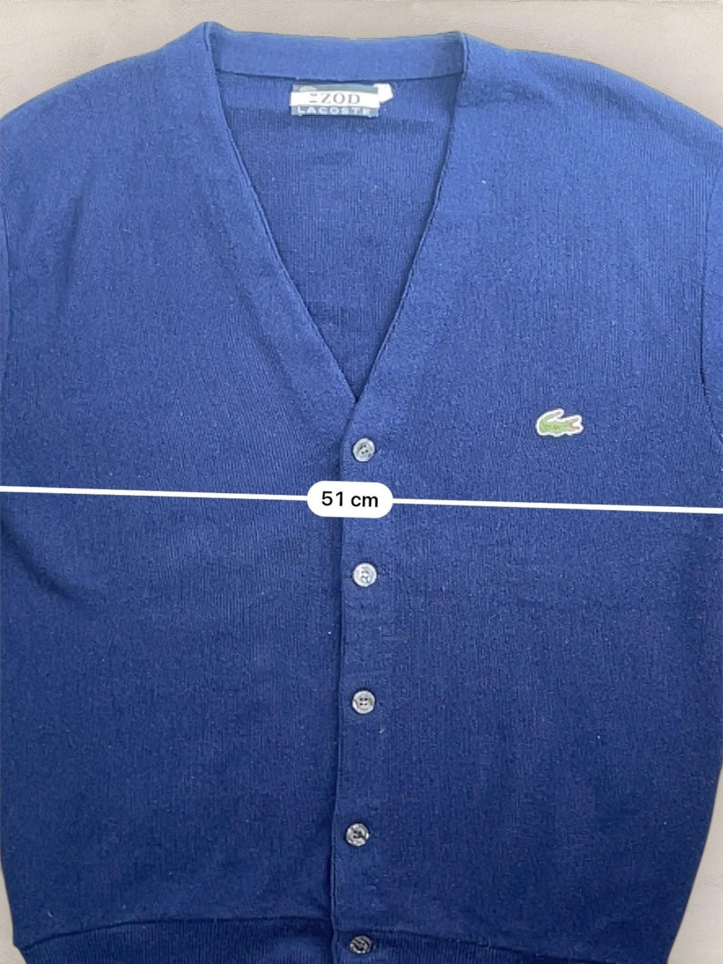 Cardigan Homme Lacoste Bleu Marine L Ref:3294 - Bleu Marine - L - amifrip