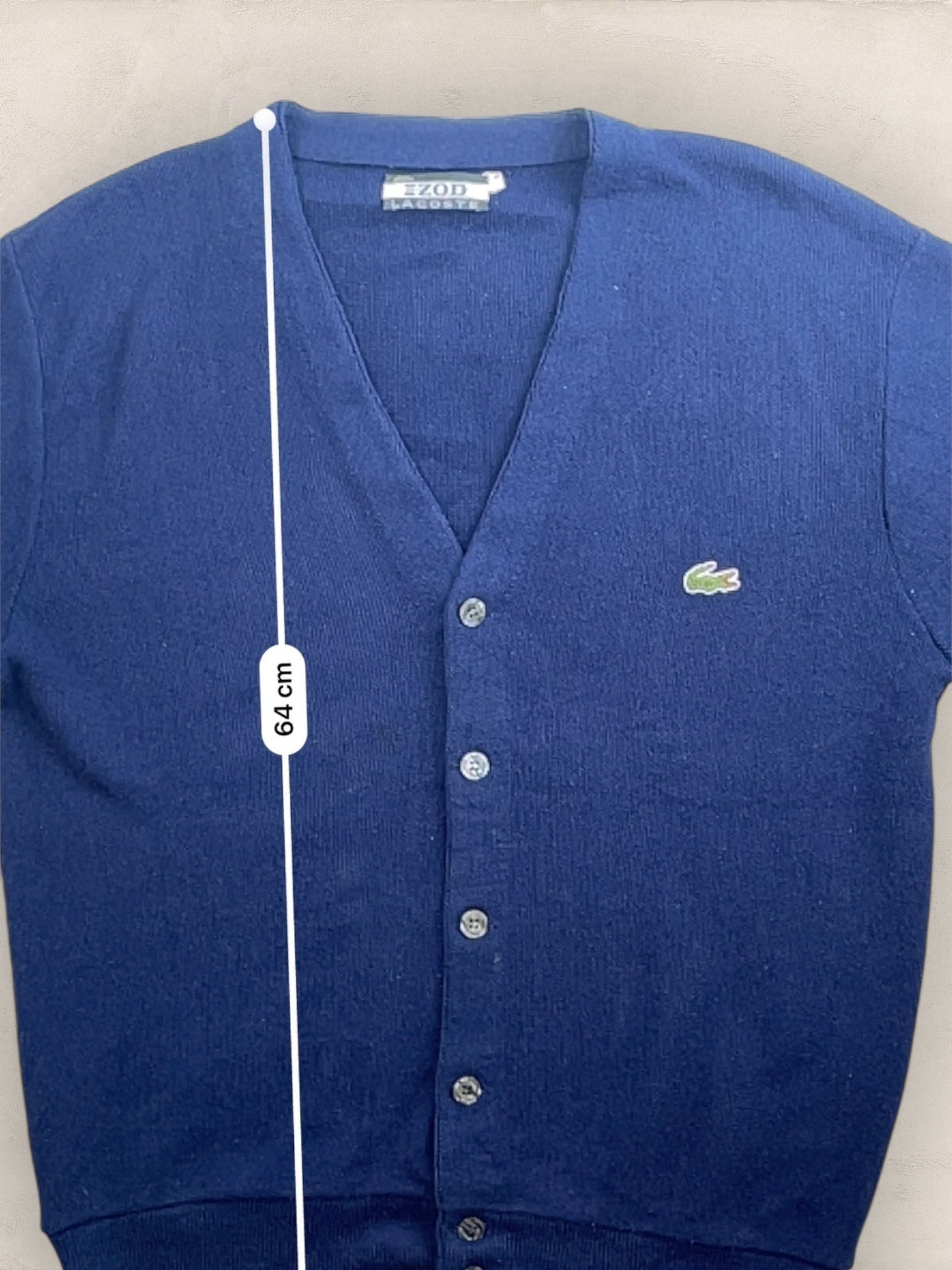 Cardigan Homme Lacoste Bleu Marine L Ref:3294 - Bleu Marine - L - amifrip