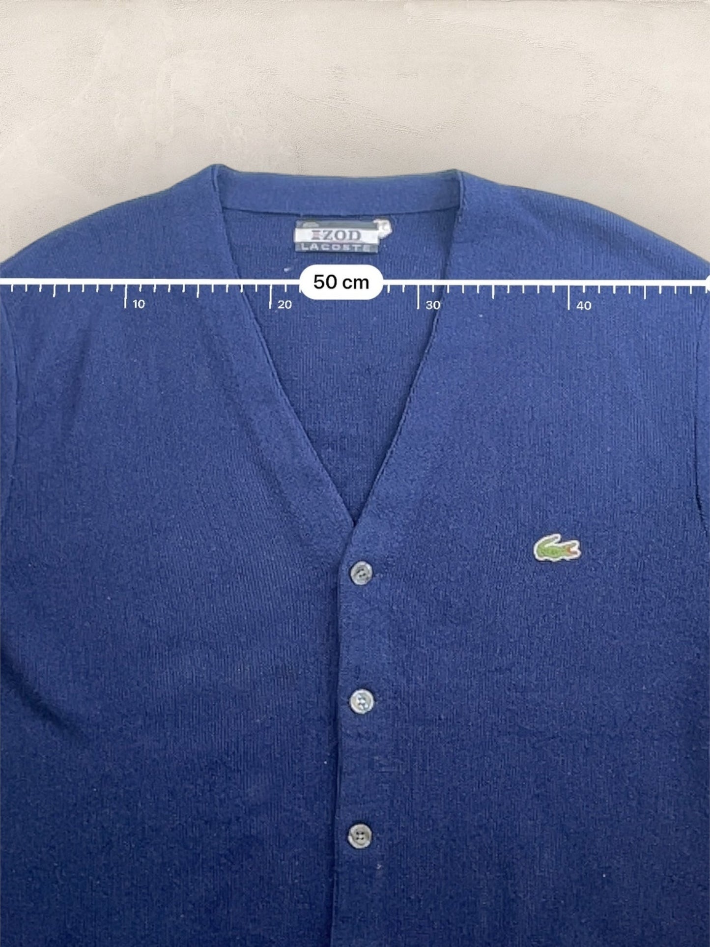 Cardigan Homme Lacoste Bleu Marine L Ref:3294 - Bleu Marine - L - amifrip