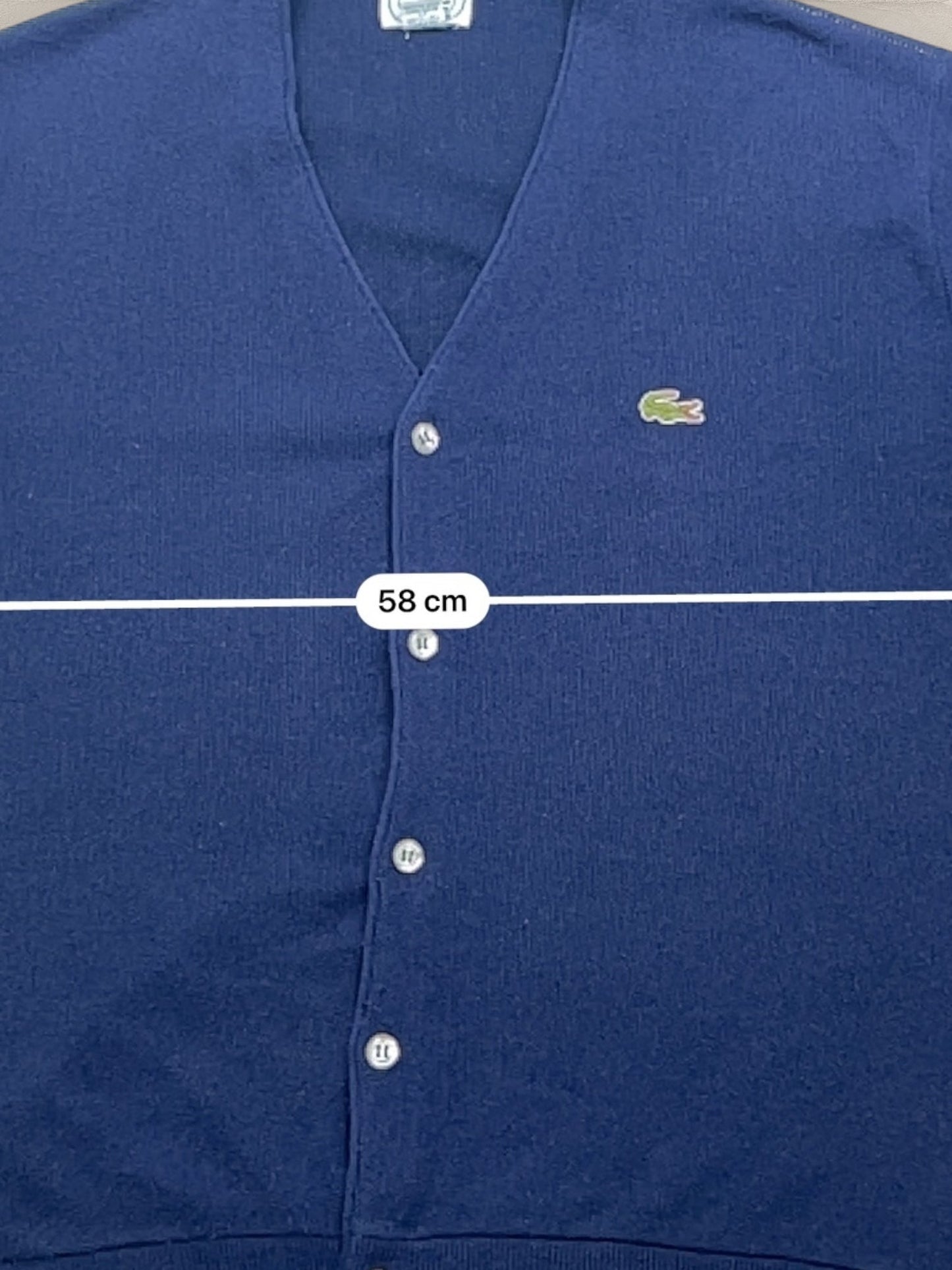 Cardigan Homme Lacoste Bleu Marine L Ref:3380 - Bleu Marine - L - amifrip