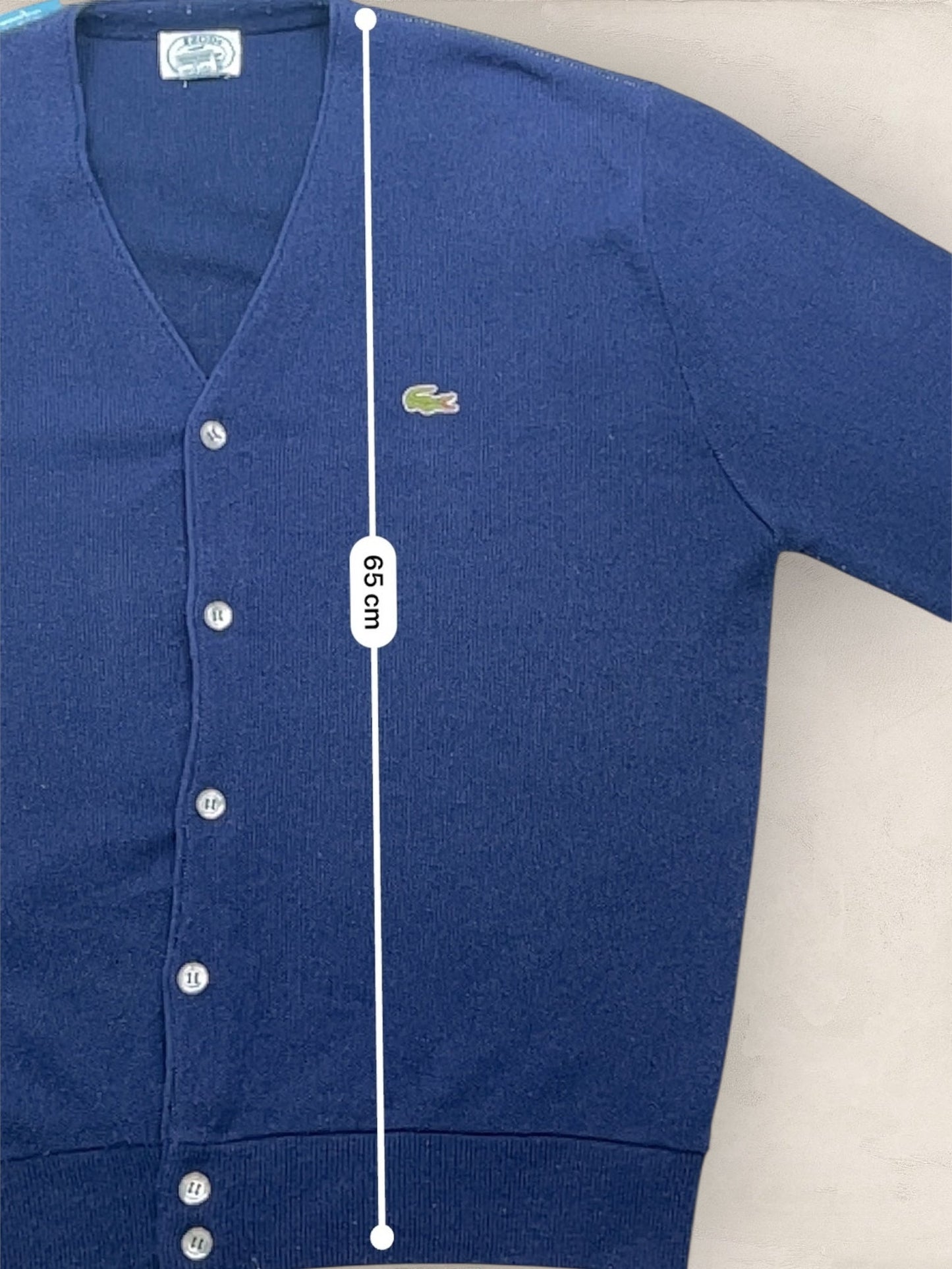 Cardigan Homme Lacoste Bleu Marine L Ref:3380 - Bleu Marine - L - amifrip