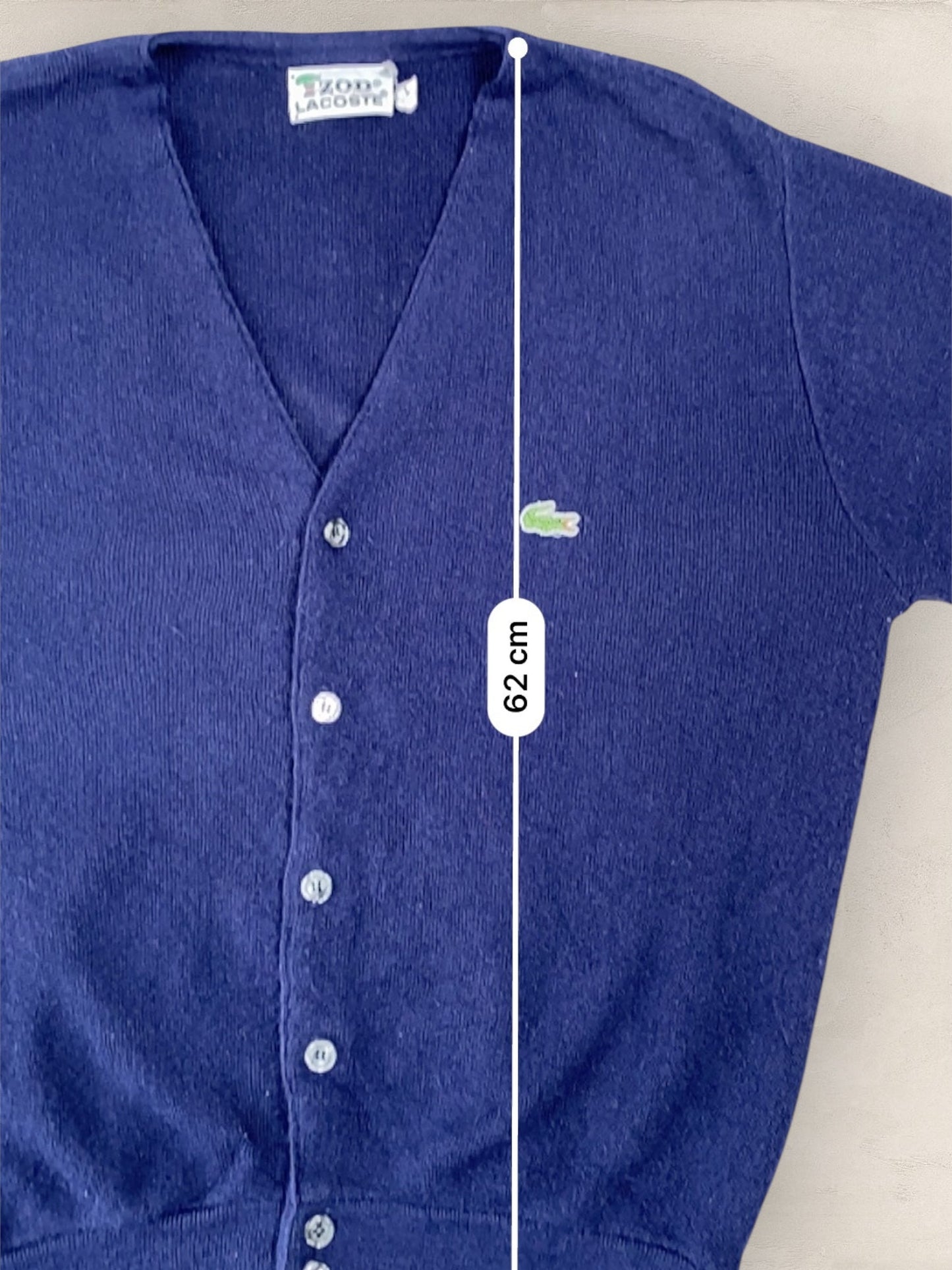 Cardigan Homme Lacoste BLEU MARINE M Ref:2865 - BLEU MARINE - M - amifrip - Friperie en ligne et vêtements vintage
