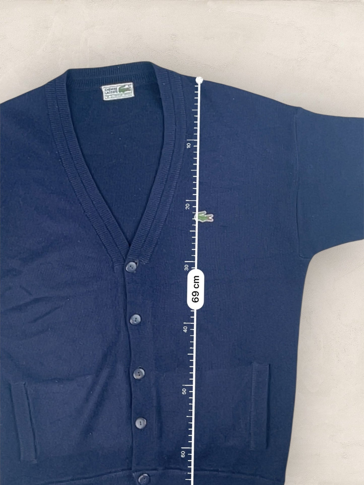 Cardigan Homme Lacoste Bleu Marine M Ref:3334 - Bleu Marine - M - amifrip