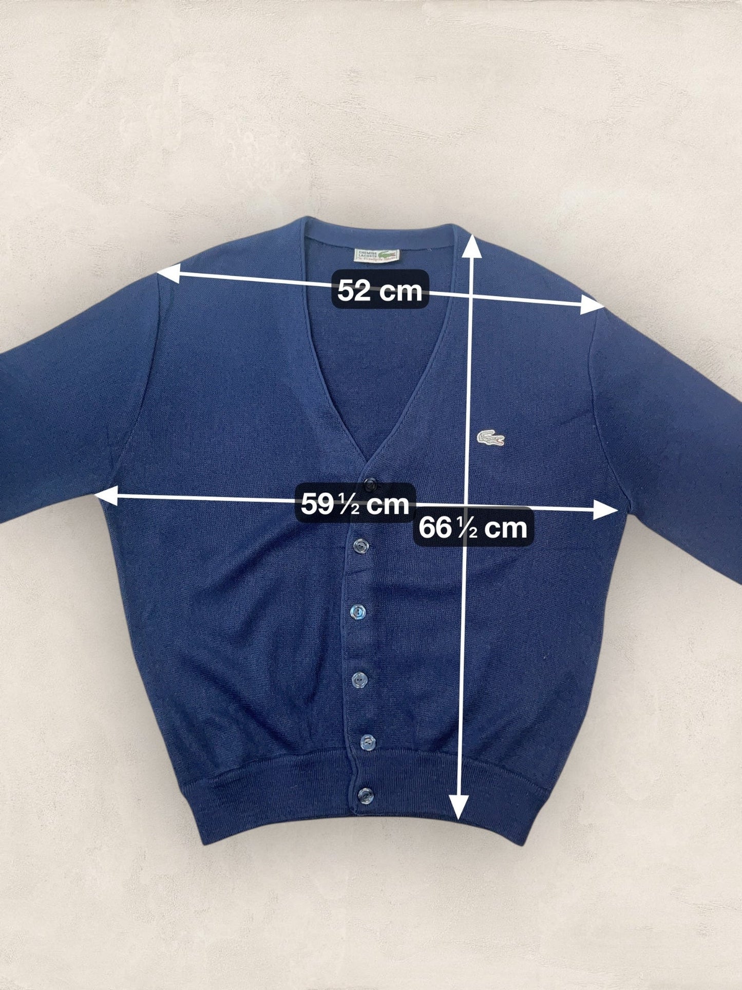 Cardigan Homme Lacoste Bleu Marine M Ref:3989 - Bleu Marine - M - amifrip