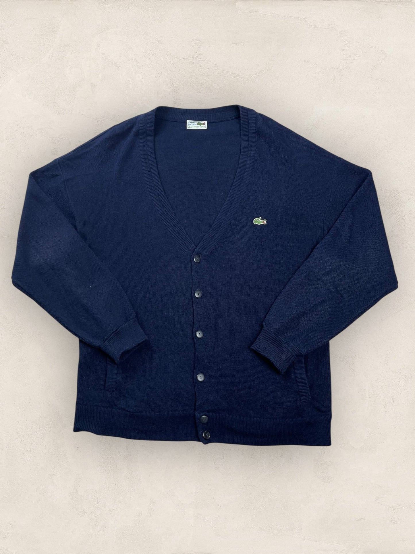 Cardigan Homme Lacoste Bleu Marine XL Ref:3124 - Bleu Marine - XL - amifrip