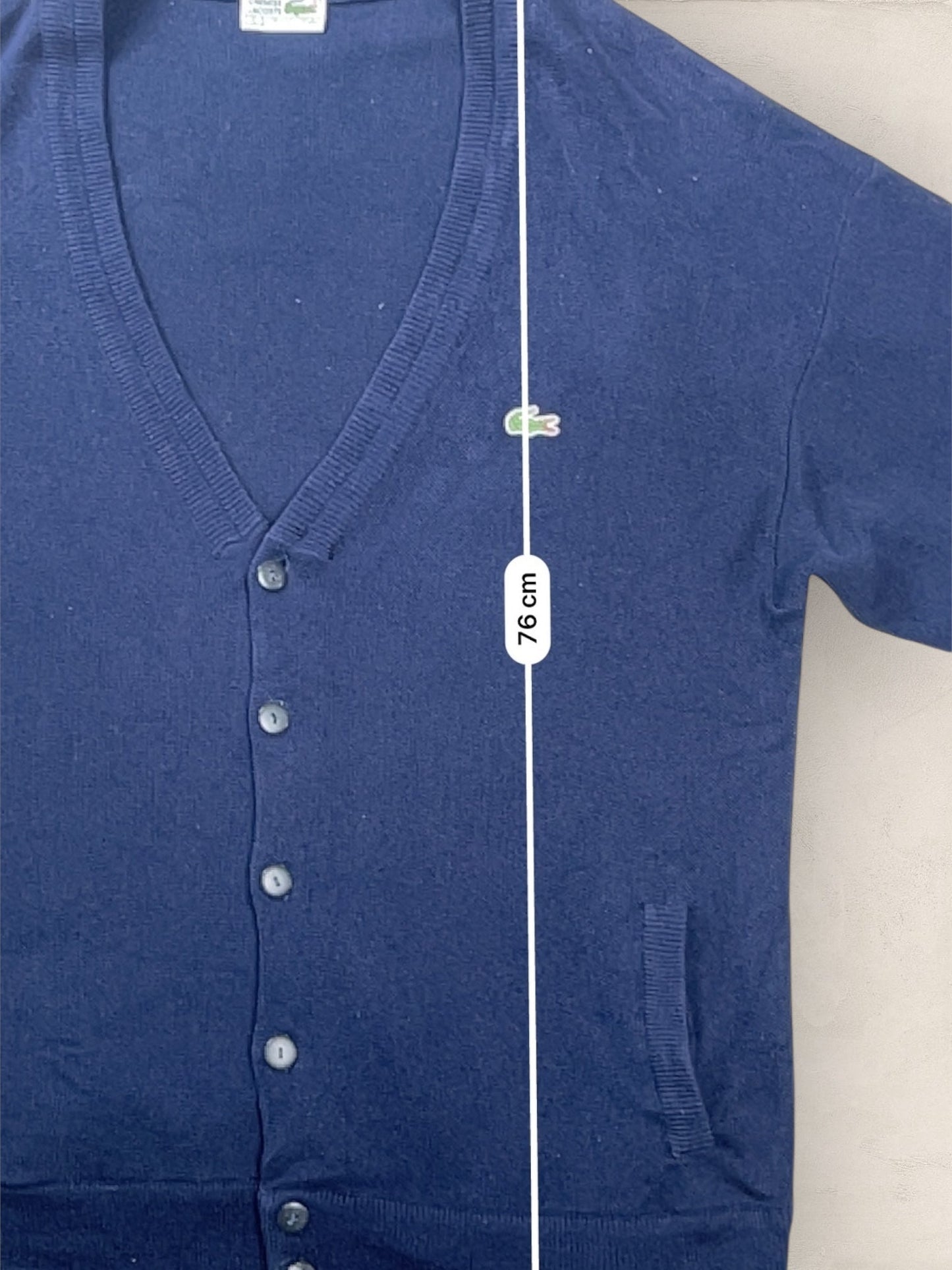 Cardigan Homme Lacoste Bleu Marine XL Ref:3124 - Bleu Marine - XL - amifrip