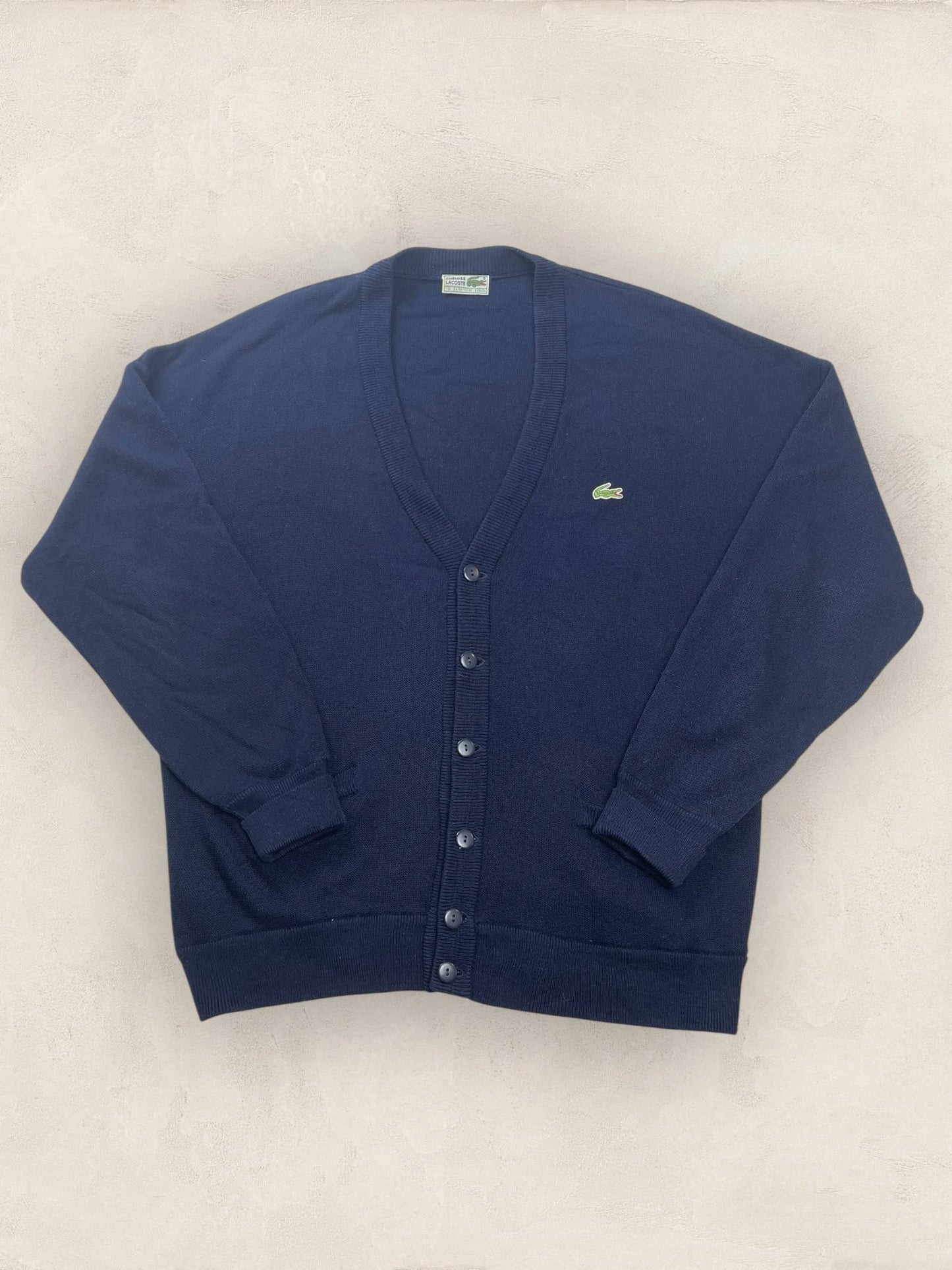 Cardigan Homme Lacoste Bleu Marine XL Ref:3149 - Bleu Marine - XL - amifrip