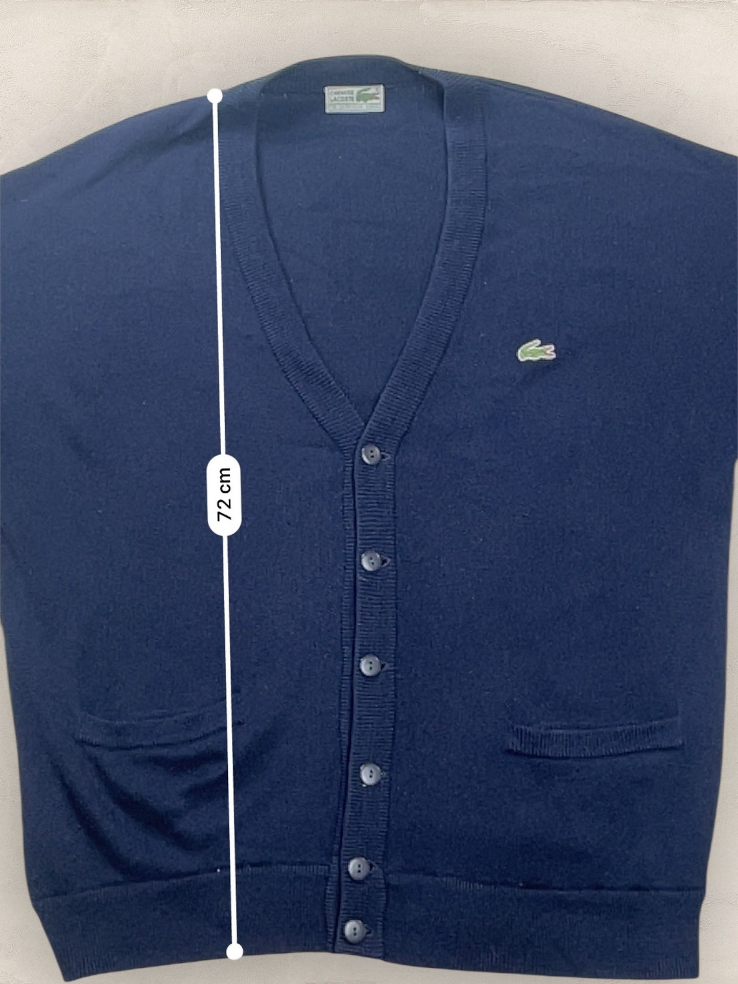 Cardigan Homme Lacoste Bleu Marine XL Ref:3149 - Bleu Marine - XL - amifrip