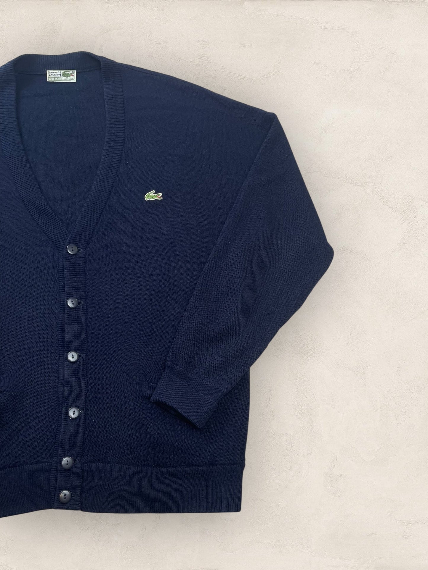 Cardigan Homme Lacoste Bleu Marine XL Ref:3149 - Bleu Marine - XL - amifrip
