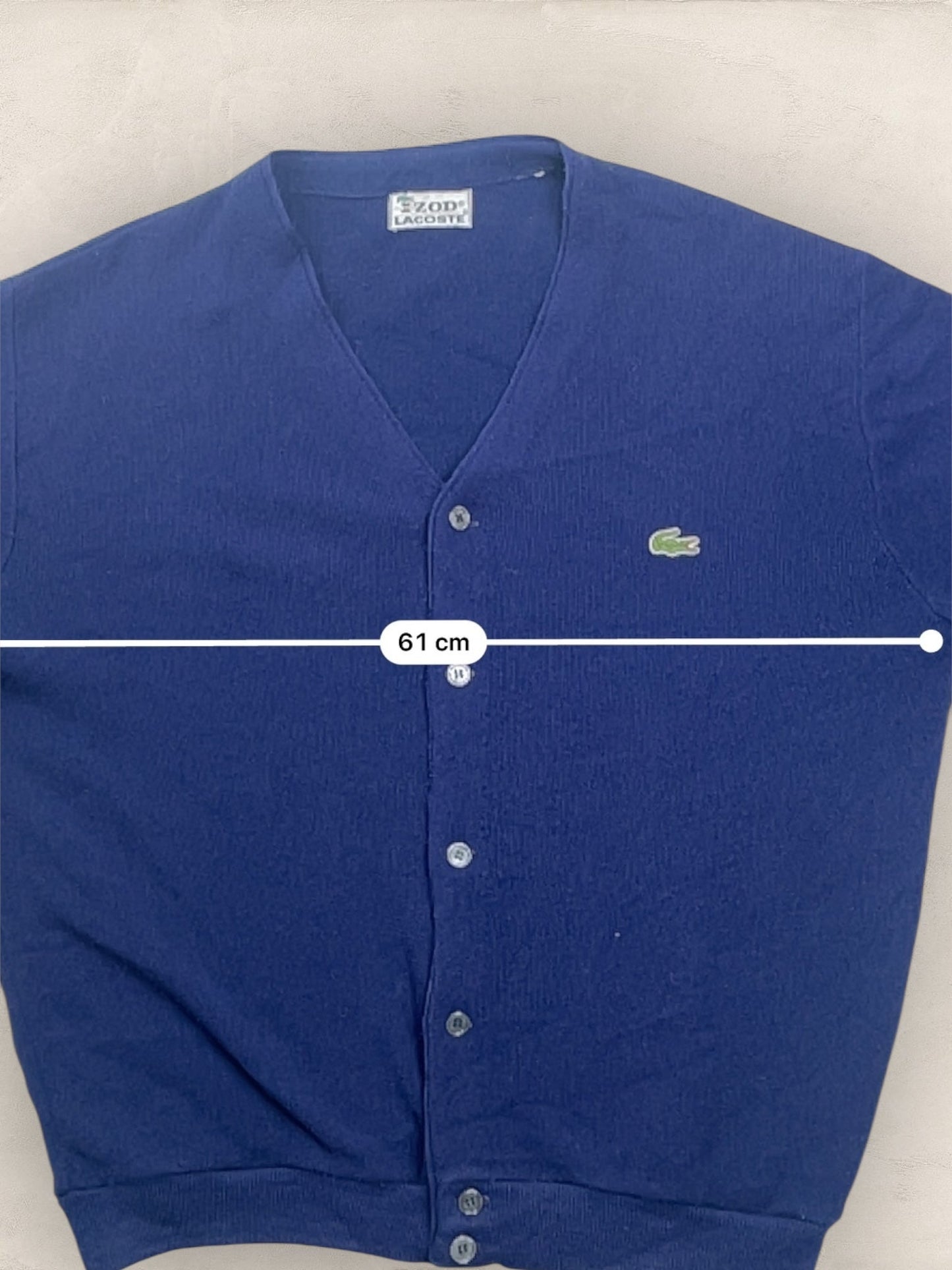 Cardigan Homme Lacoste Bleu Marine XL Ref:3159 - Bleu Marine - XL - amifrip