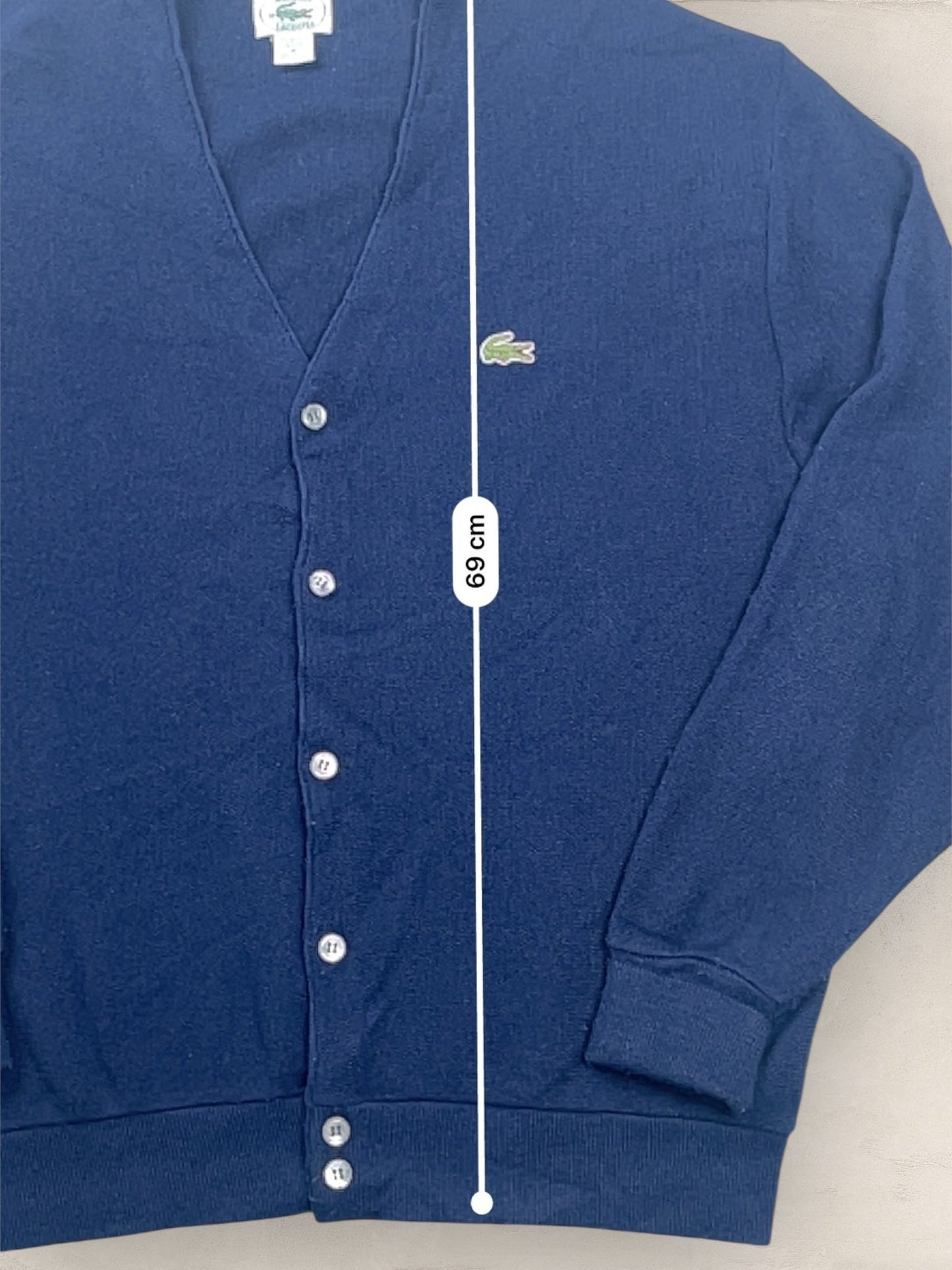 Cardigan Homme Lacoste Bleu Marine XL Ref:3163 - Bleu Marine - XL - amifrip