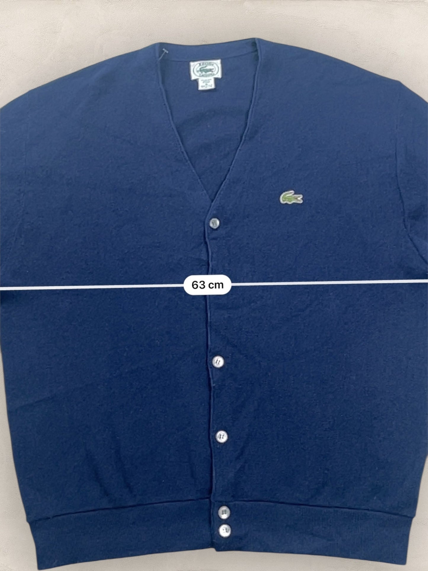 Cardigan Homme Lacoste Bleu Marine XL Ref:3163 - Bleu Marine - XL - amifrip
