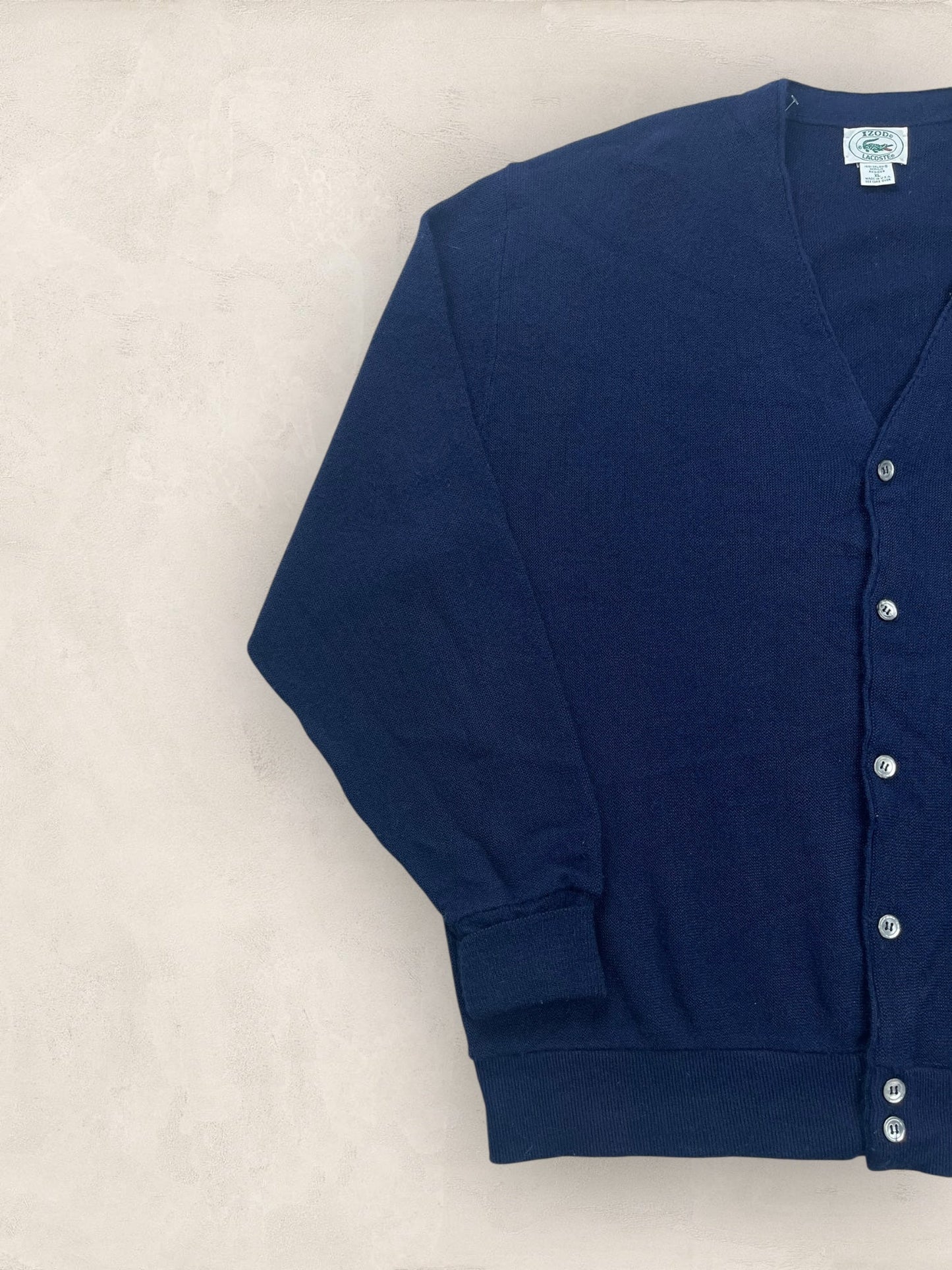 Cardigan Homme Lacoste Bleu Marine XL Ref:3163 - Bleu Marine - XL - amifrip