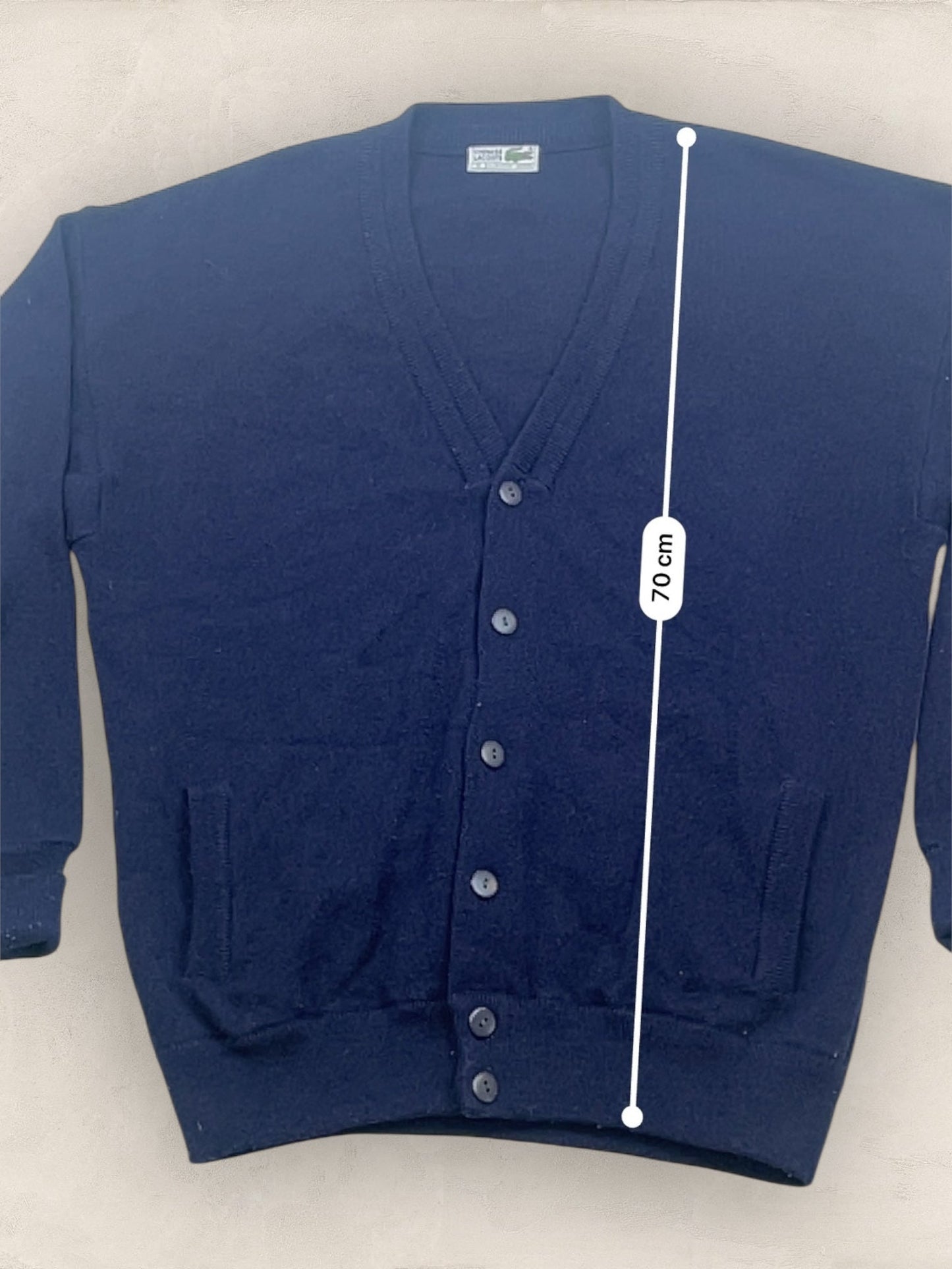 Cardigan Homme Lacoste Bleu Marine XL Ref:3182 - Bleu Marine - XL - amifrip
