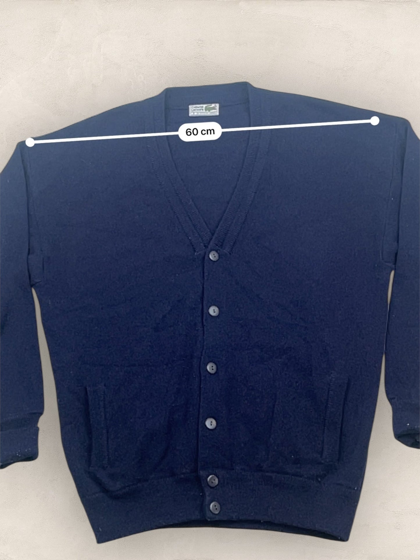Cardigan Homme Lacoste Bleu Marine XL Ref:3182 - Bleu Marine - XL - amifrip