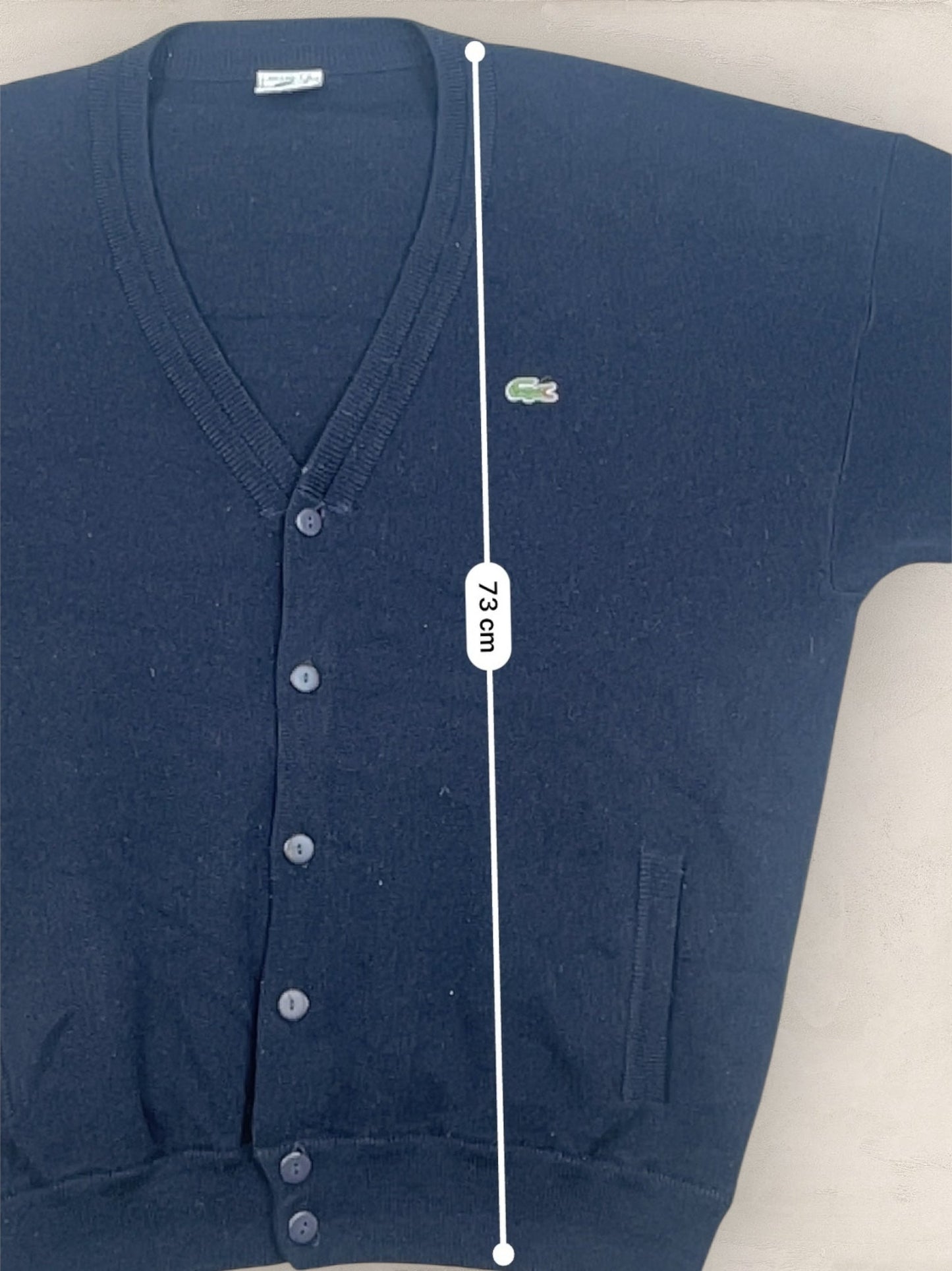 Cardigan Homme Lacoste Bleu Marine XL Ref:3184 - Bleu Marine - XL - amifrip
