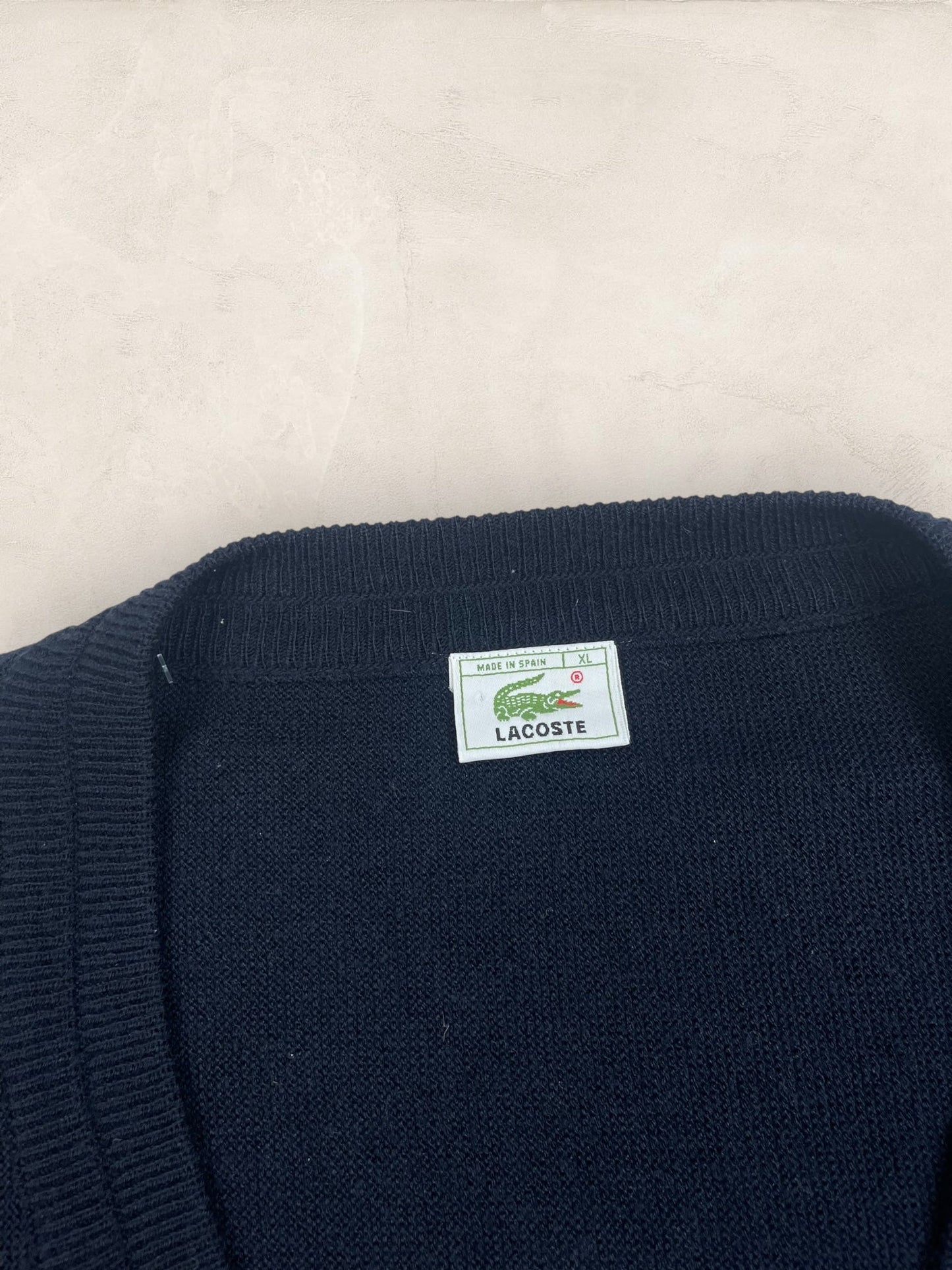 Cardigan Homme Lacoste Bleu Marine XL Ref:3184 - Bleu Marine - XL - amifrip