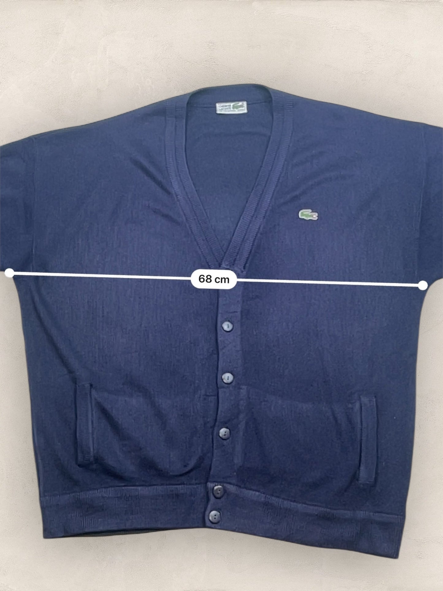 Cardigan Homme Lacoste Bleu Marine XL Ref:3280 - Bleu Marine - XL - amifrip