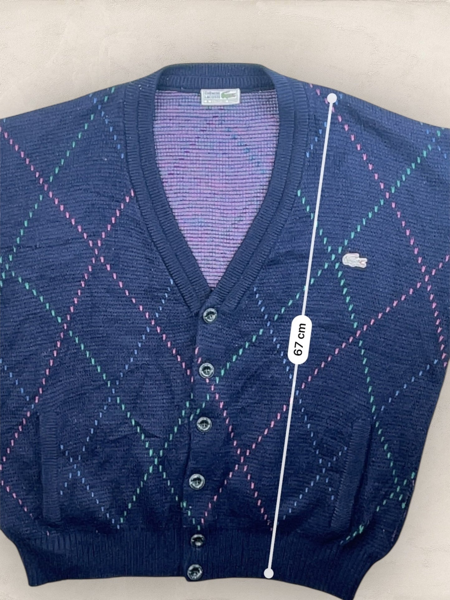 Cardigan Homme Lacoste Bleu Marine XL Ref:3315 - Bleu Marine - XL - amifrip