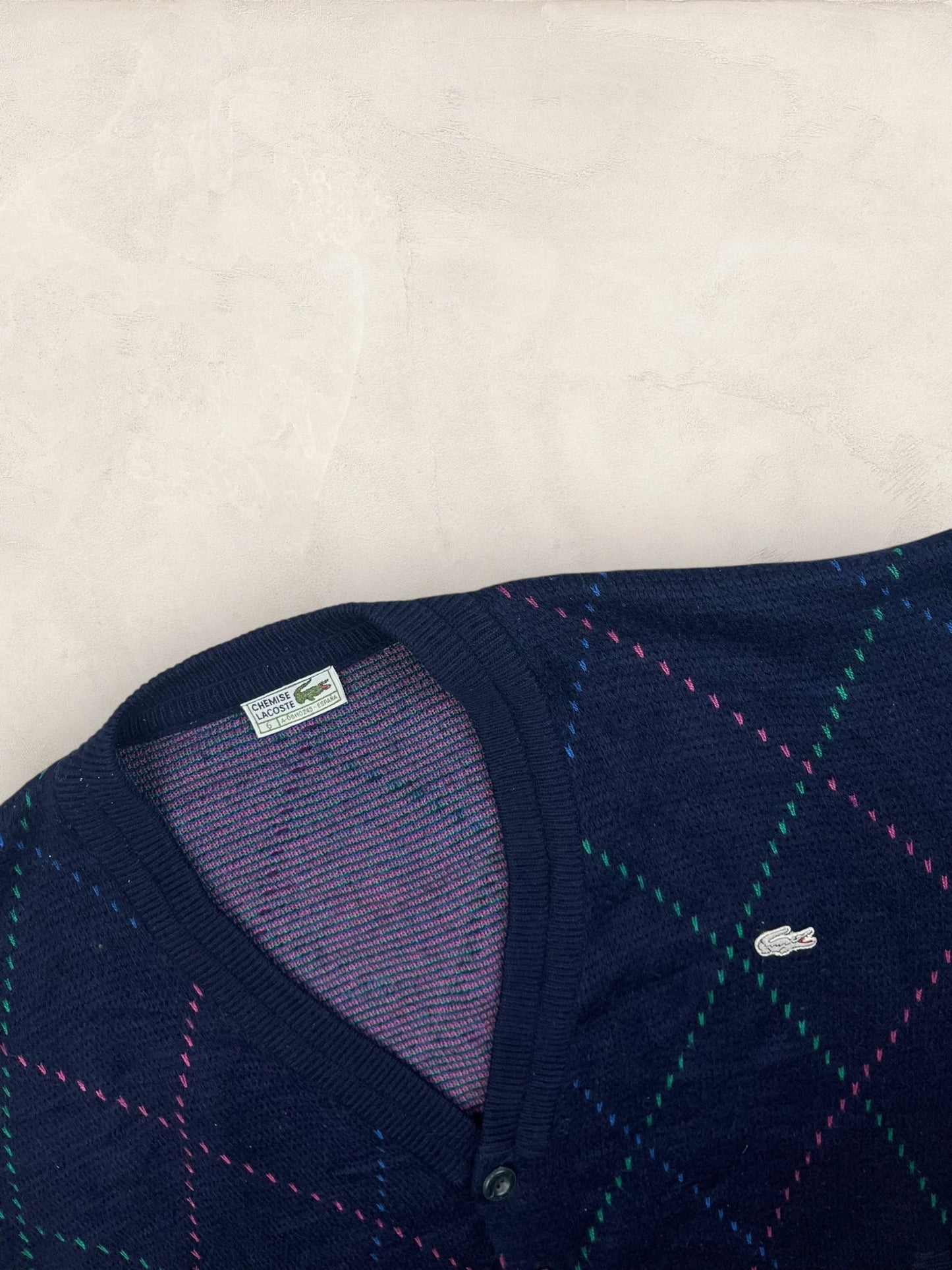 Cardigan Homme Lacoste Bleu Marine XL Ref:3315 - Bleu Marine - XL - amifrip