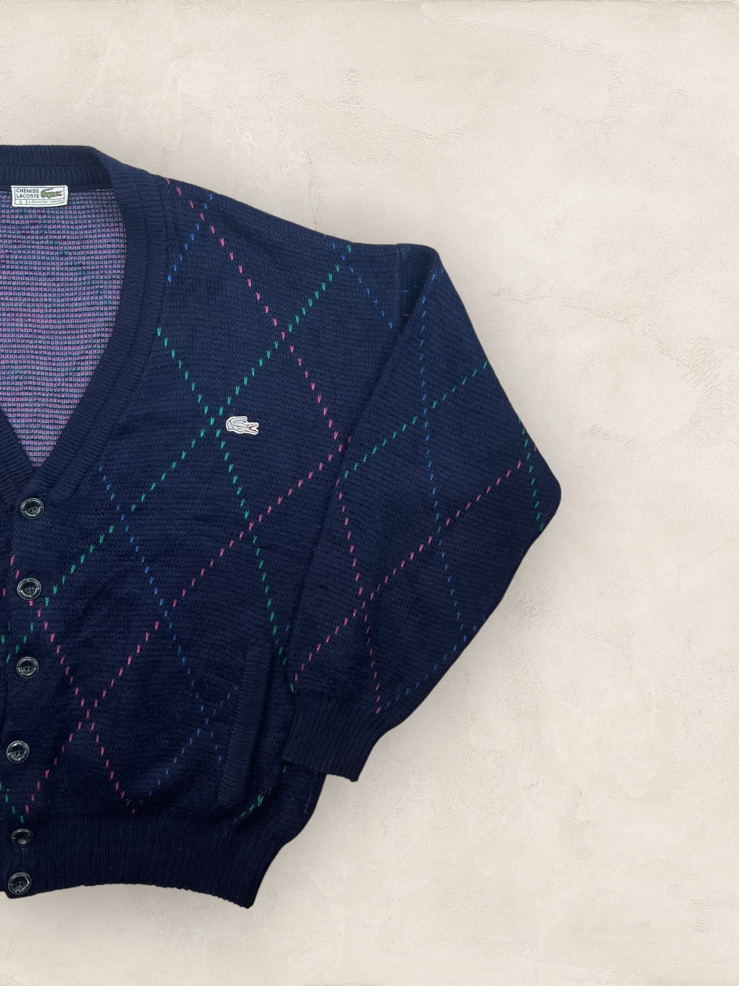 Cardigan Homme Lacoste Bleu Marine XL Ref:3315 - Bleu Marine - XL - amifrip