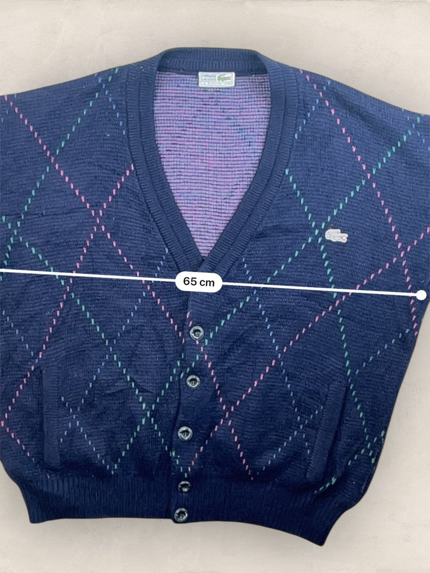 Cardigan Homme Lacoste Bleu Marine XL Ref:3315 - Bleu Marine - XL - amifrip