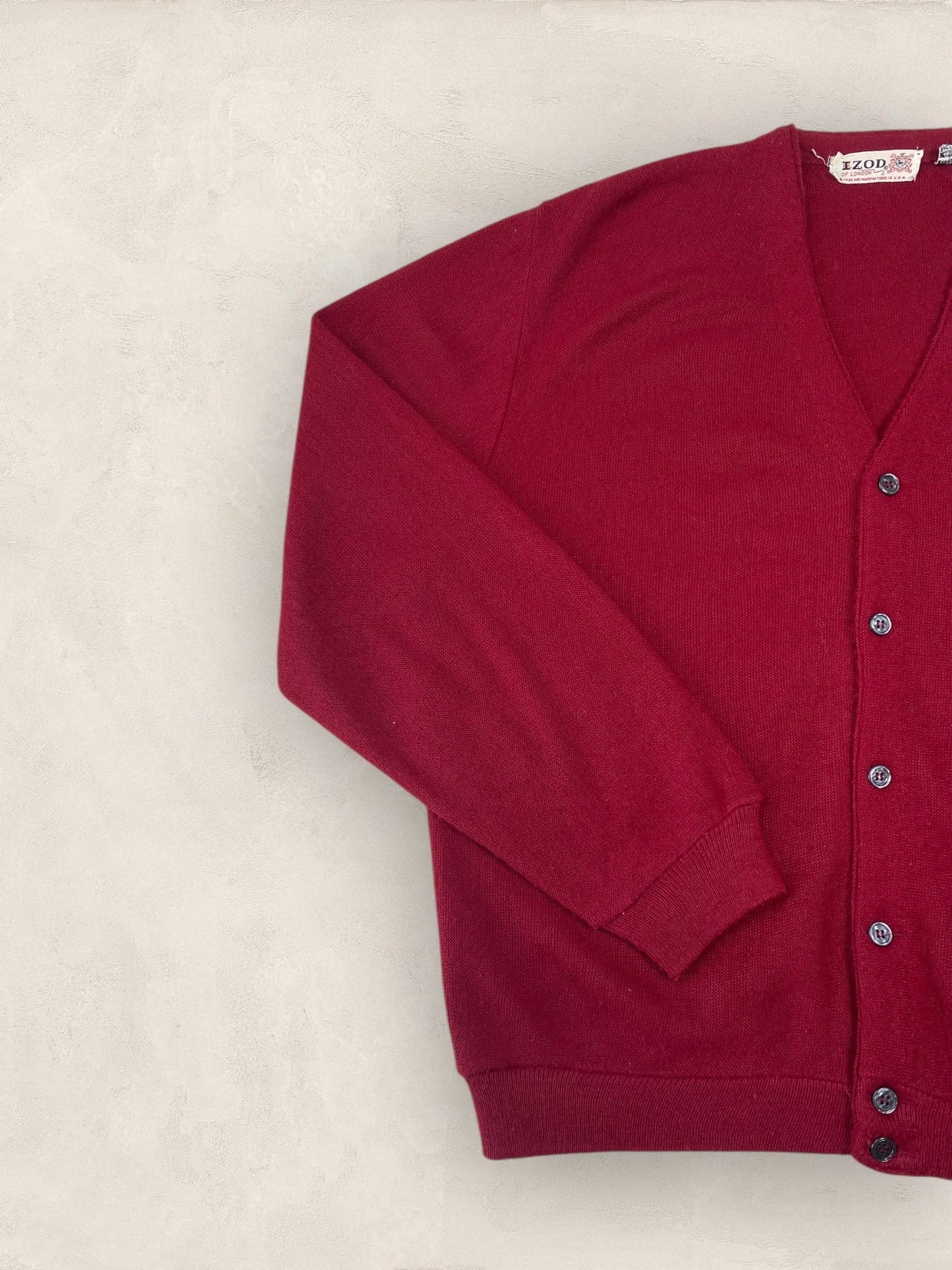Cardigan Homme Lacoste BORDEAUX L Ref:2875 - BORDEAUX - L - amifrip - Friperie en ligne et vêtements vintage