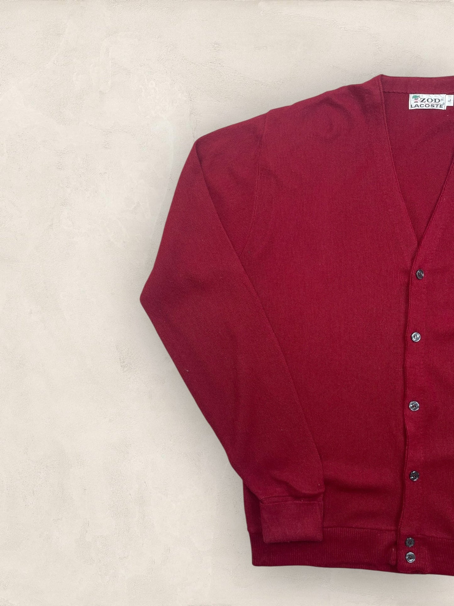 Cardigan Homme Lacoste Bordeaux L Ref:3378 - Bordeaux - L - amifrip