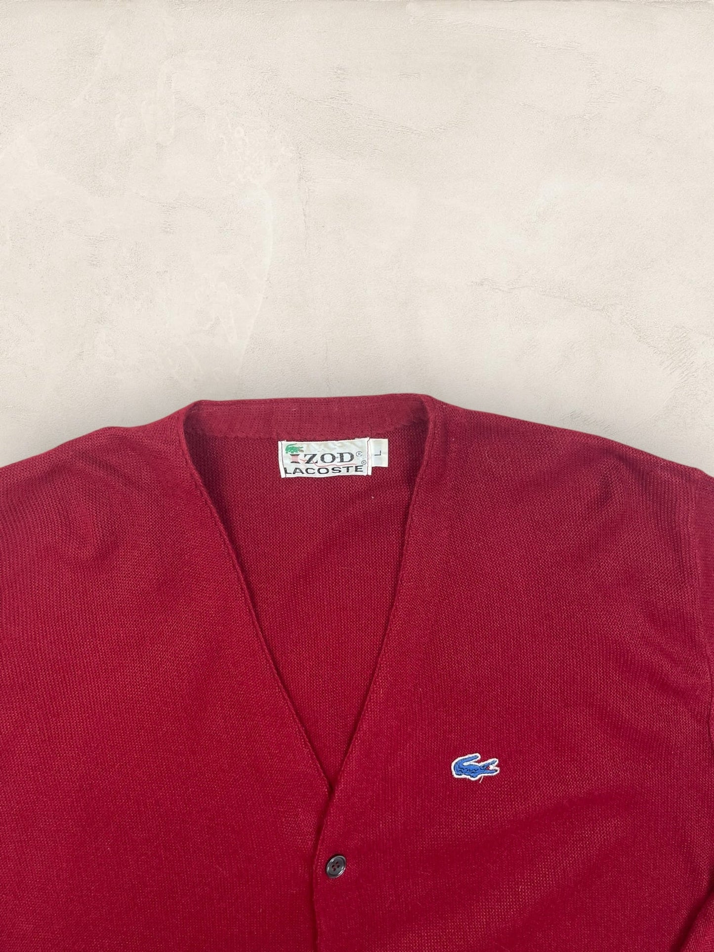 Cardigan Homme Lacoste Bordeaux L Ref:3378 - Bordeaux - L - amifrip