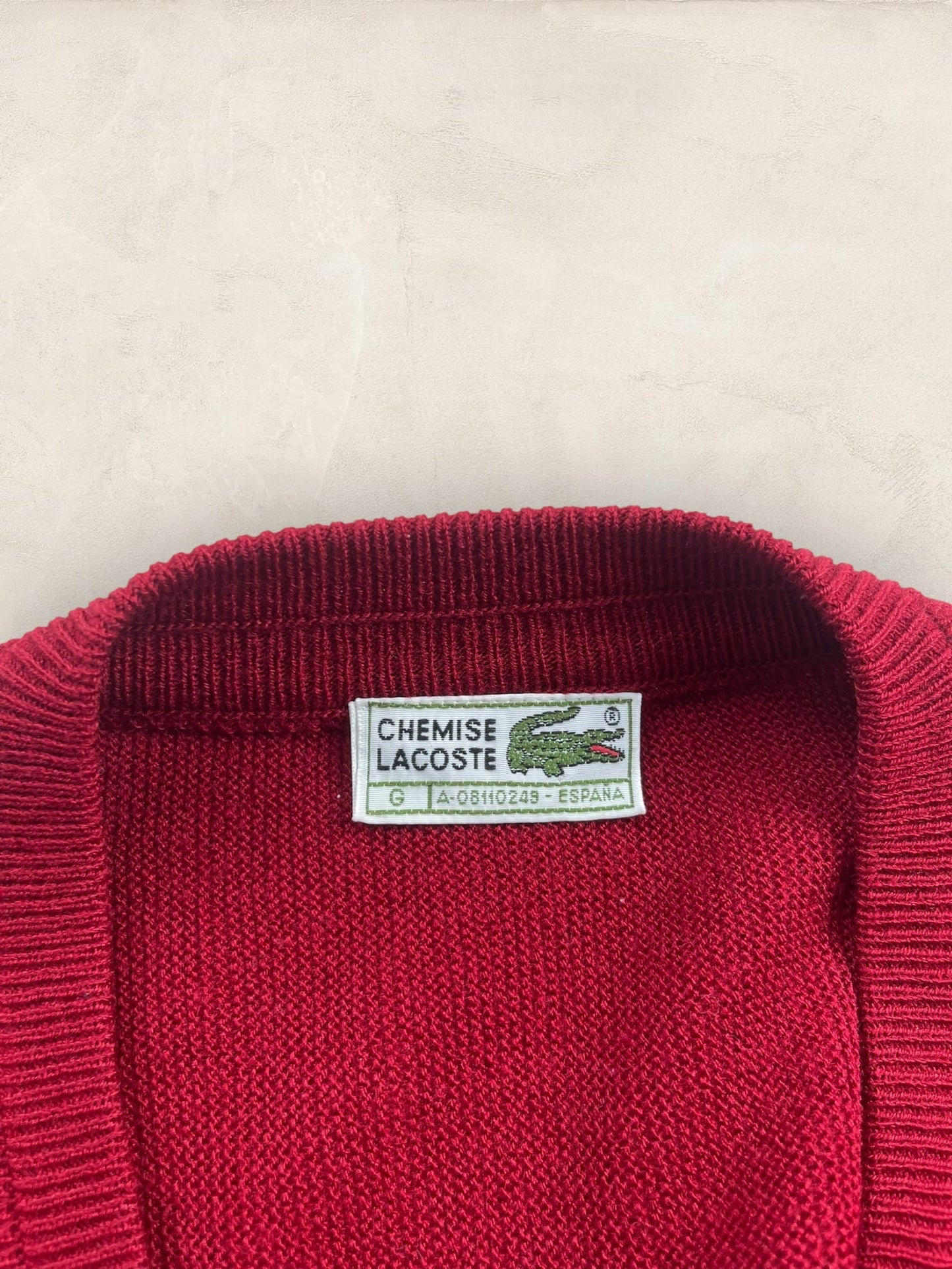 Cardigan Homme Lacoste Bordeaux XL Ref:3098 - Bordeaux - XL - amifrip