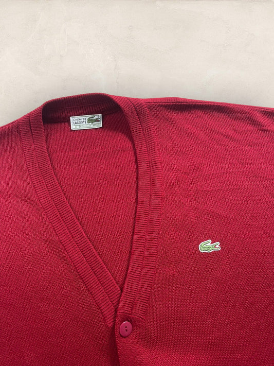Cardigan Homme Lacoste Bordeaux XL Ref:3098 - Bordeaux - XL - amifrip