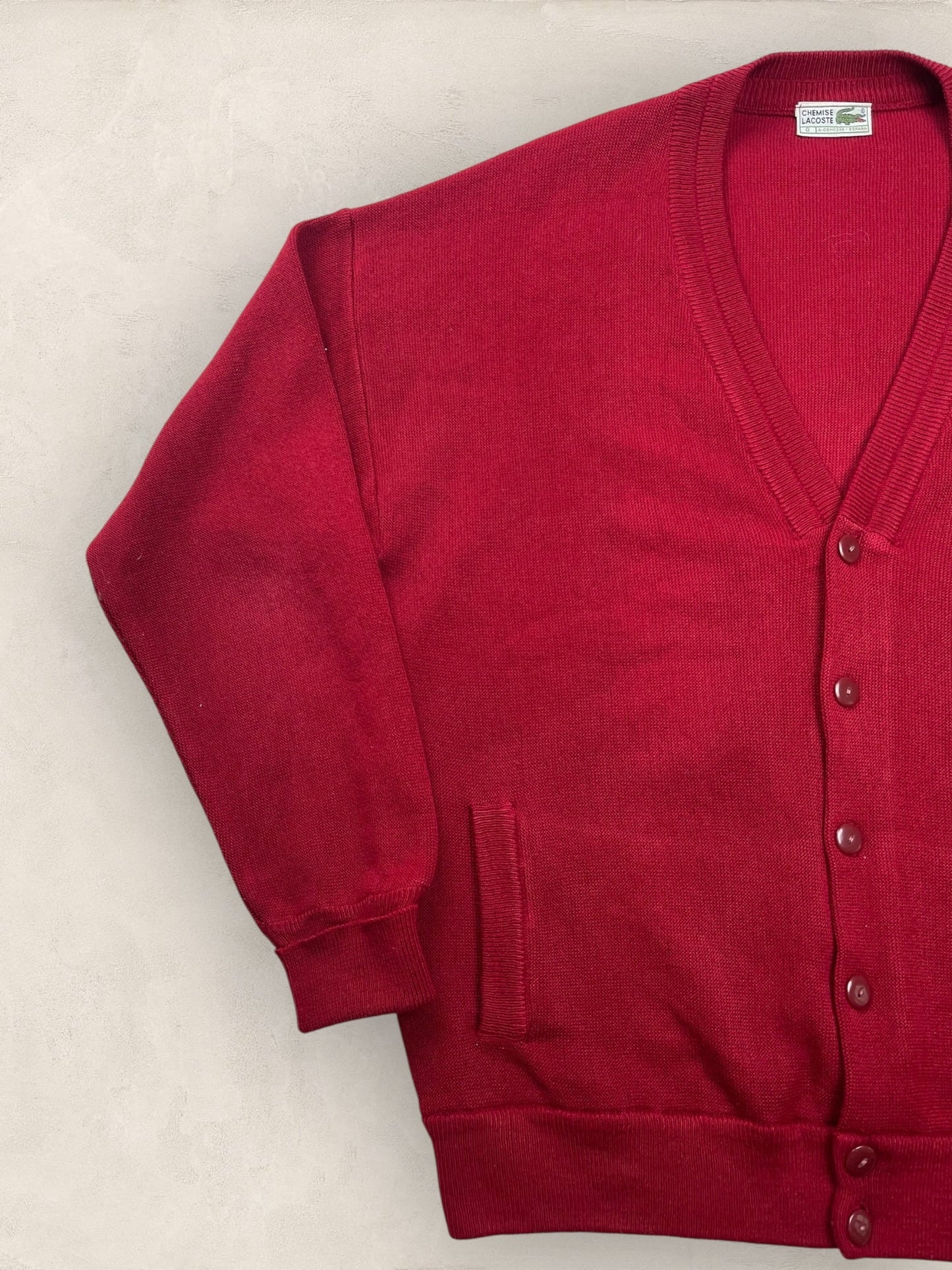 Cardigan Homme Lacoste Bordeaux XL Ref:3109 - Bordeaux - XL - amifrip