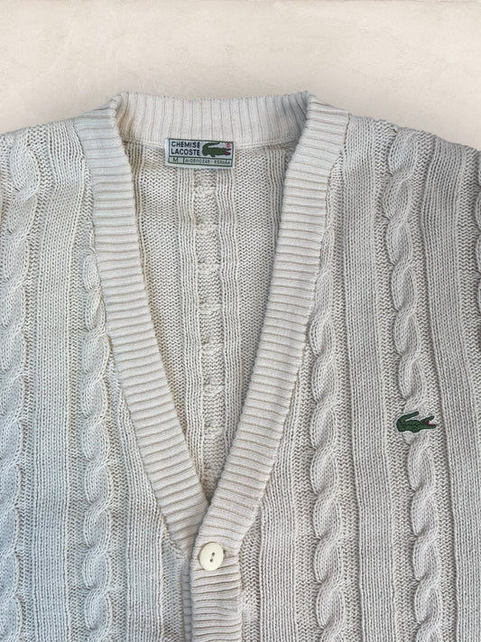 Cardigan Homme Lacoste Creme M Ref:3896 - Creme - M - amifrip