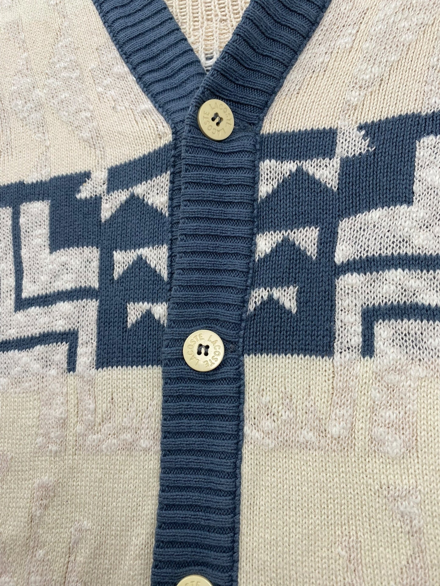 Cardigan Homme Lacoste Creme XL Ref:3175 - Creme - XL - amifrip