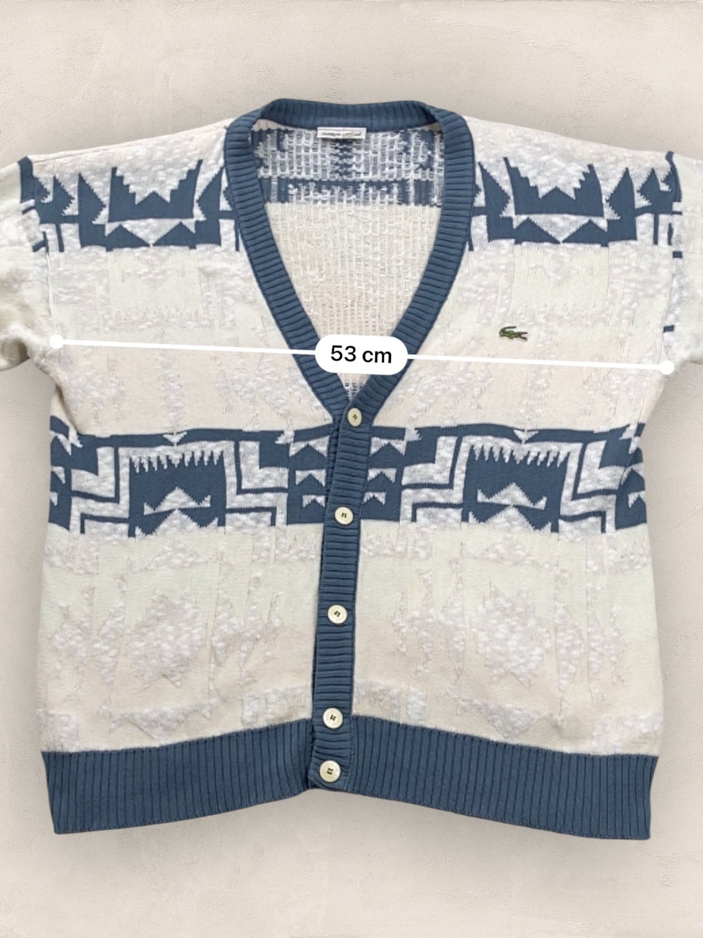 Cardigan Homme Lacoste Creme XL Ref:3175 - Creme - XL - amifrip