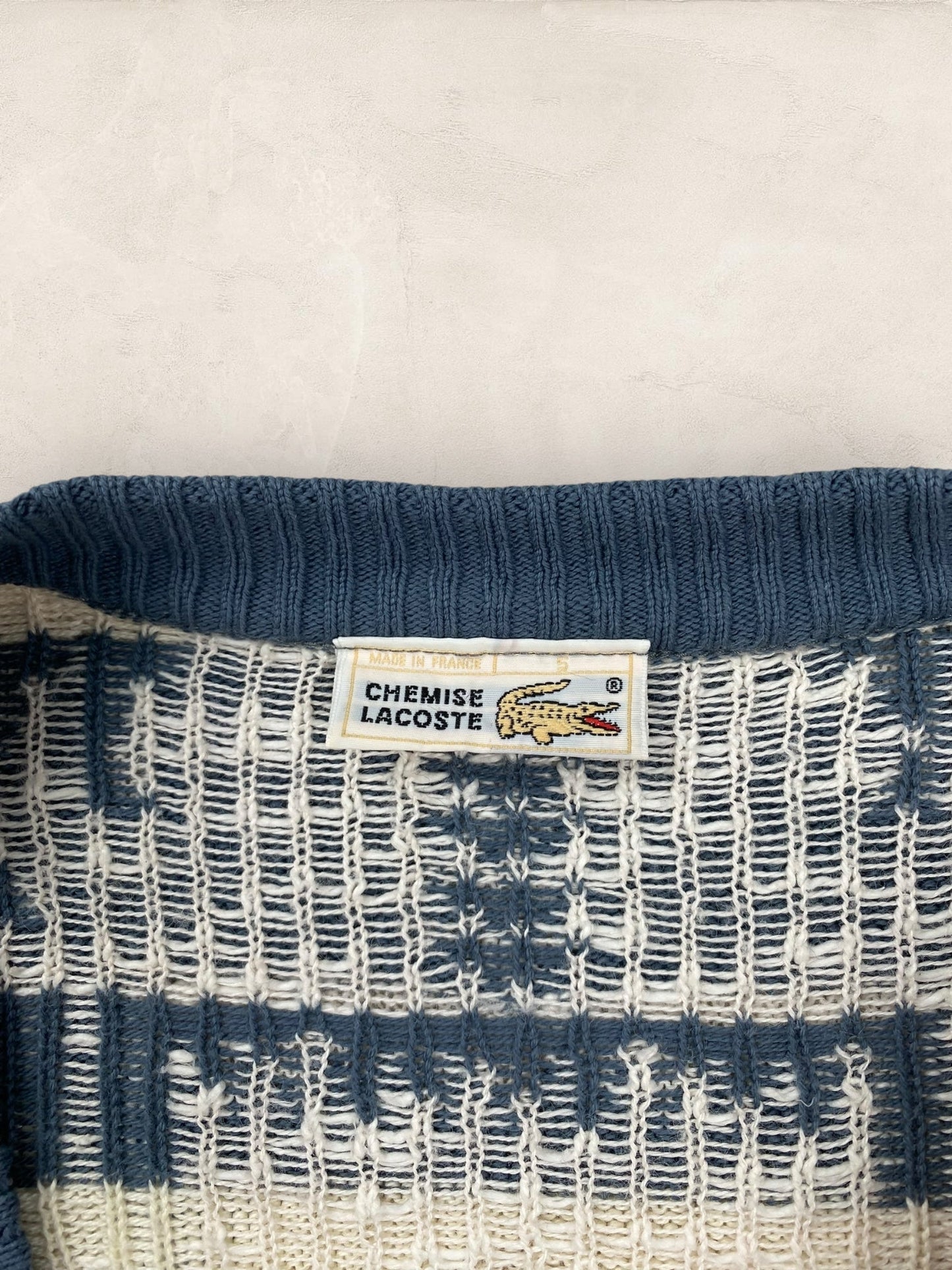 Cardigan Homme Lacoste Creme XL Ref:3175 - Creme - XL - amifrip