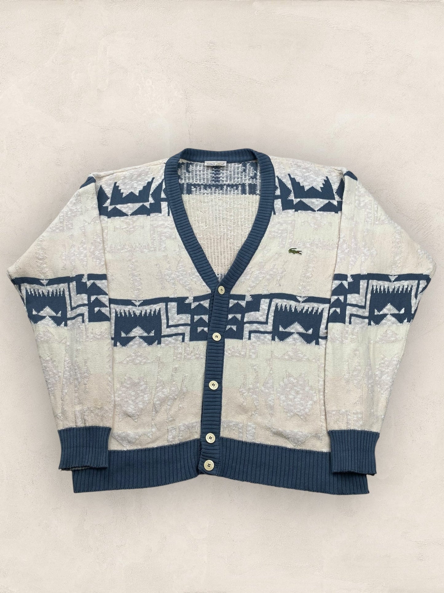 Cardigan Homme Lacoste Creme XL Ref:3175 - Creme - XL - amifrip