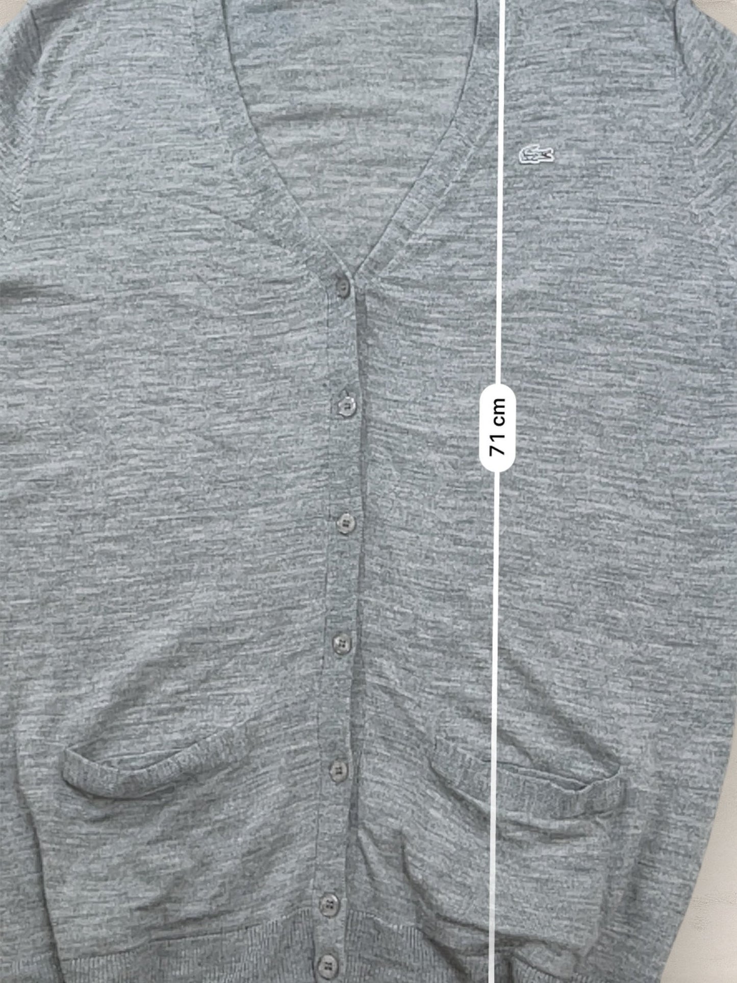 Cardigan Homme Lacoste Gris L Ref:3138 - Gris - L - amifrip