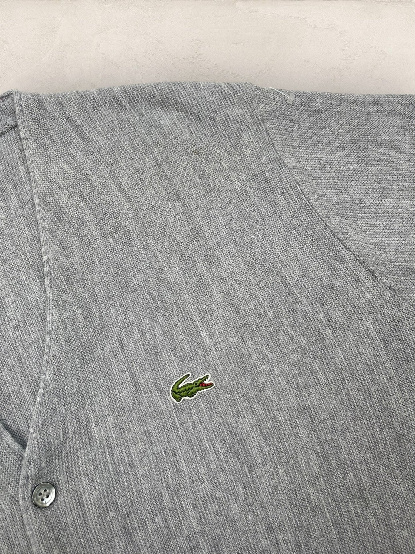 Cardigan Homme Lacoste Gris M Ref:3377 - Gris - M - amifrip