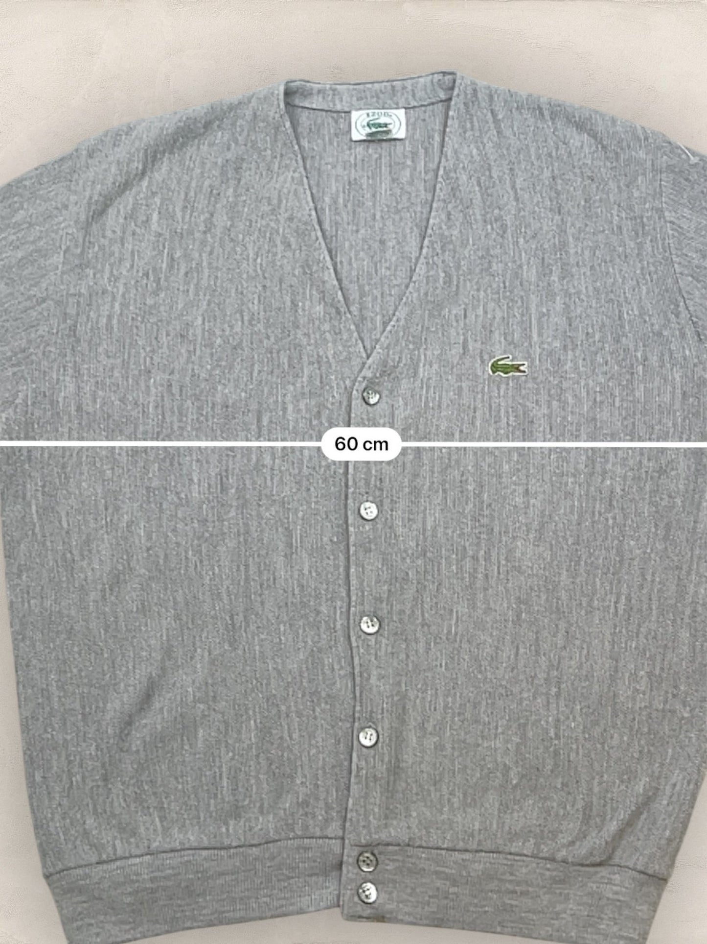 Cardigan Homme Lacoste Gris M Ref:3377 - Gris - M - amifrip
