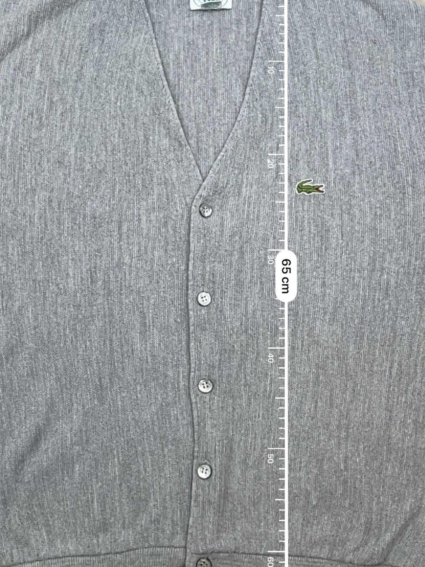 Cardigan Homme Lacoste Gris M Ref:3377 - Gris - M - amifrip